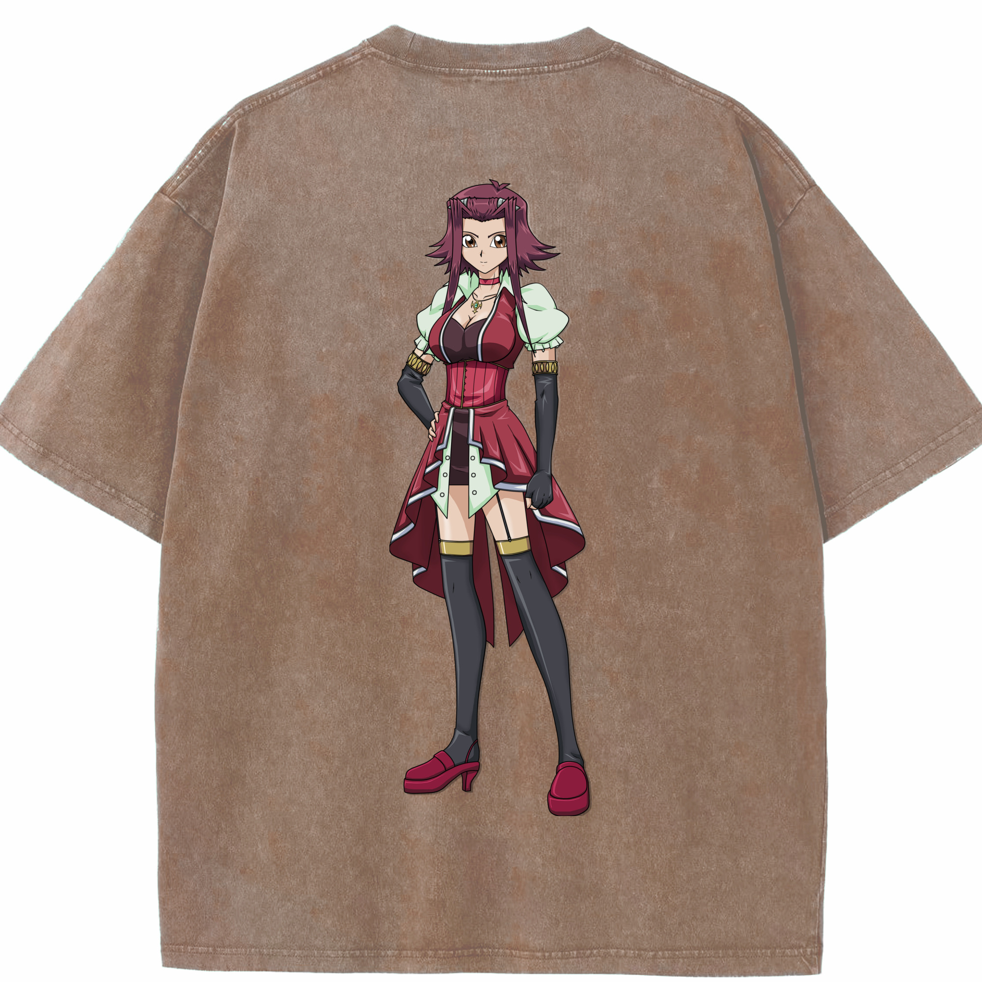 （画像用） 遊☆戯☆王 Yu-Gi-Oh! 綿100% ヴィンテージ風 半袖Tシャツ（背面プリント）
