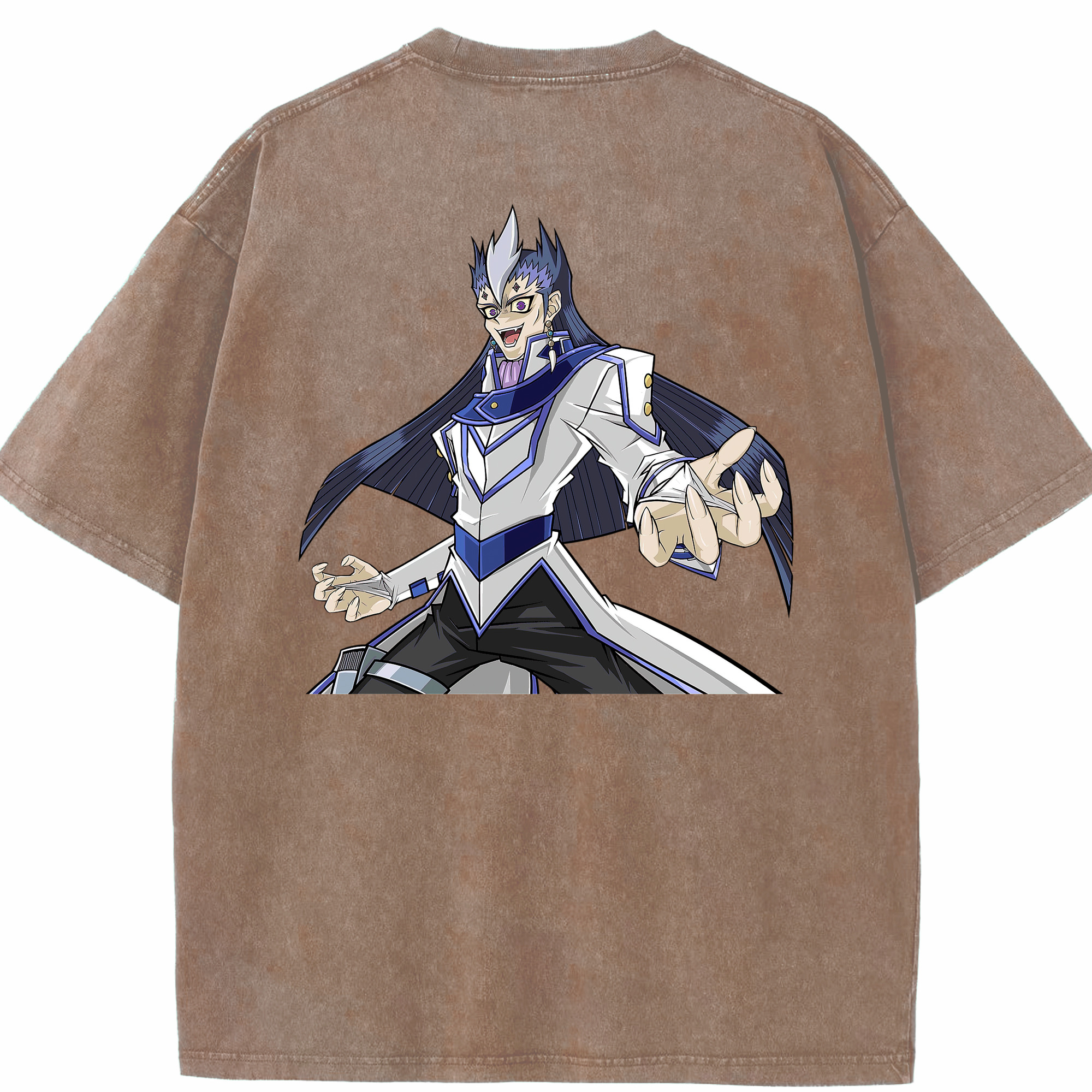 （画像用） 遊☆戯☆王 Yu-Gi-Oh! 綿100% ヴィンテージ風 半袖Tシャツ（背面プリント）