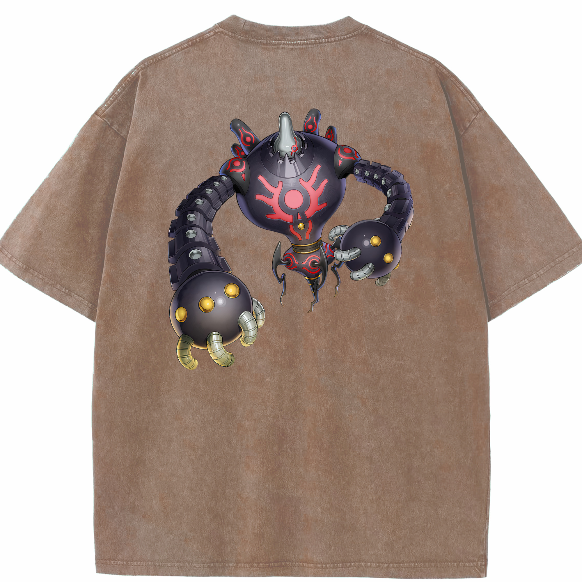 （画像用） 遊☆戯☆王 Yu-Gi-Oh! 綿100% ヴィンテージ風 半袖Tシャツ（背面プリント）