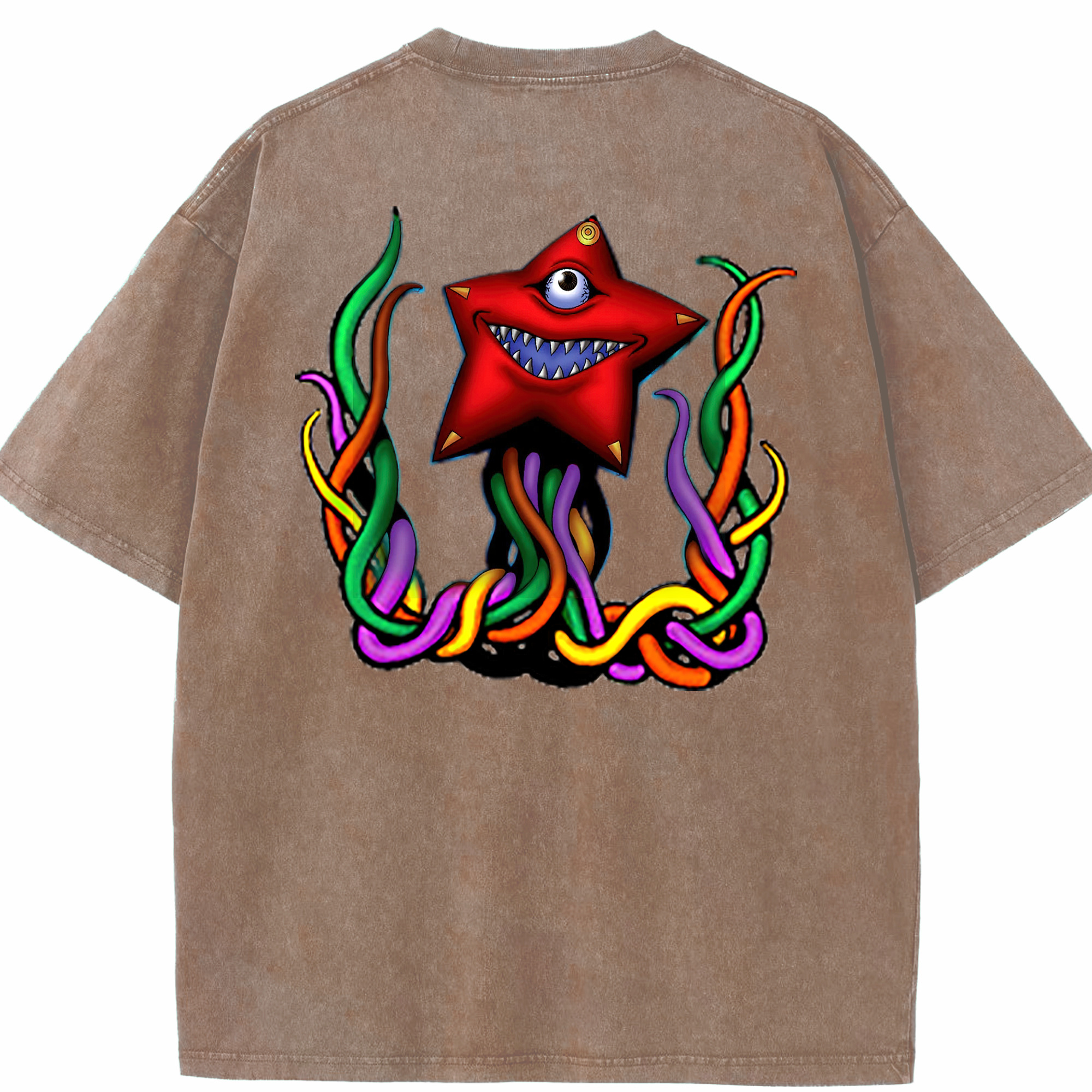 （画像用） 遊☆戯☆王 Yu-Gi-Oh! 綿100% ヴィンテージ風 半袖Tシャツ（背面プリント）