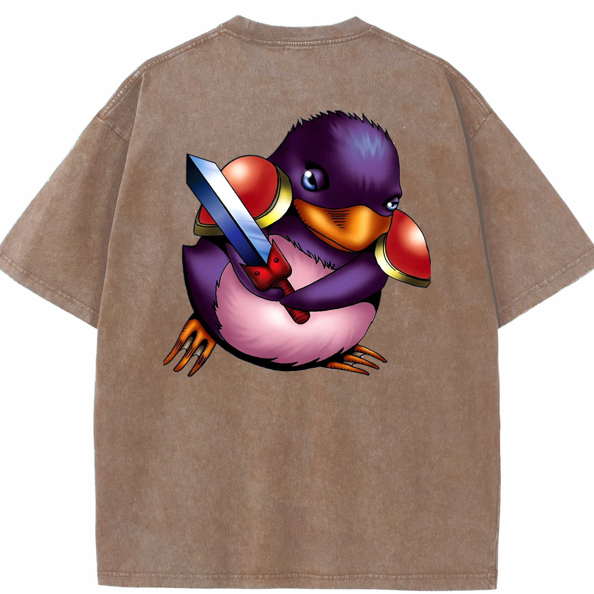 （画像用） 遊☆戯☆王 Yu-Gi-Oh! 綿100% ヴィンテージ風 半袖Tシャツ（背面プリント）