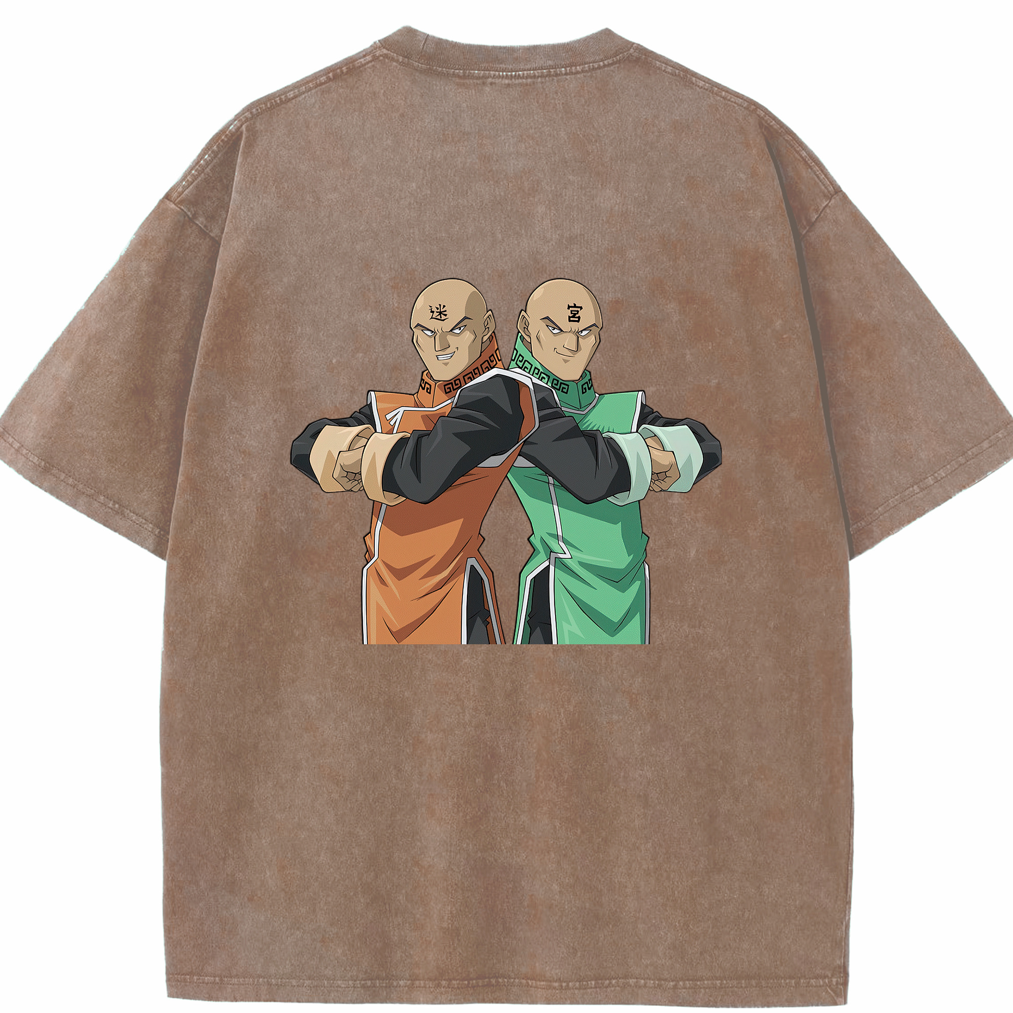 （画像用） 遊☆戯☆王 Yu-Gi-Oh! 綿100% ヴィンテージ風 半袖Tシャツ（背面プリント）