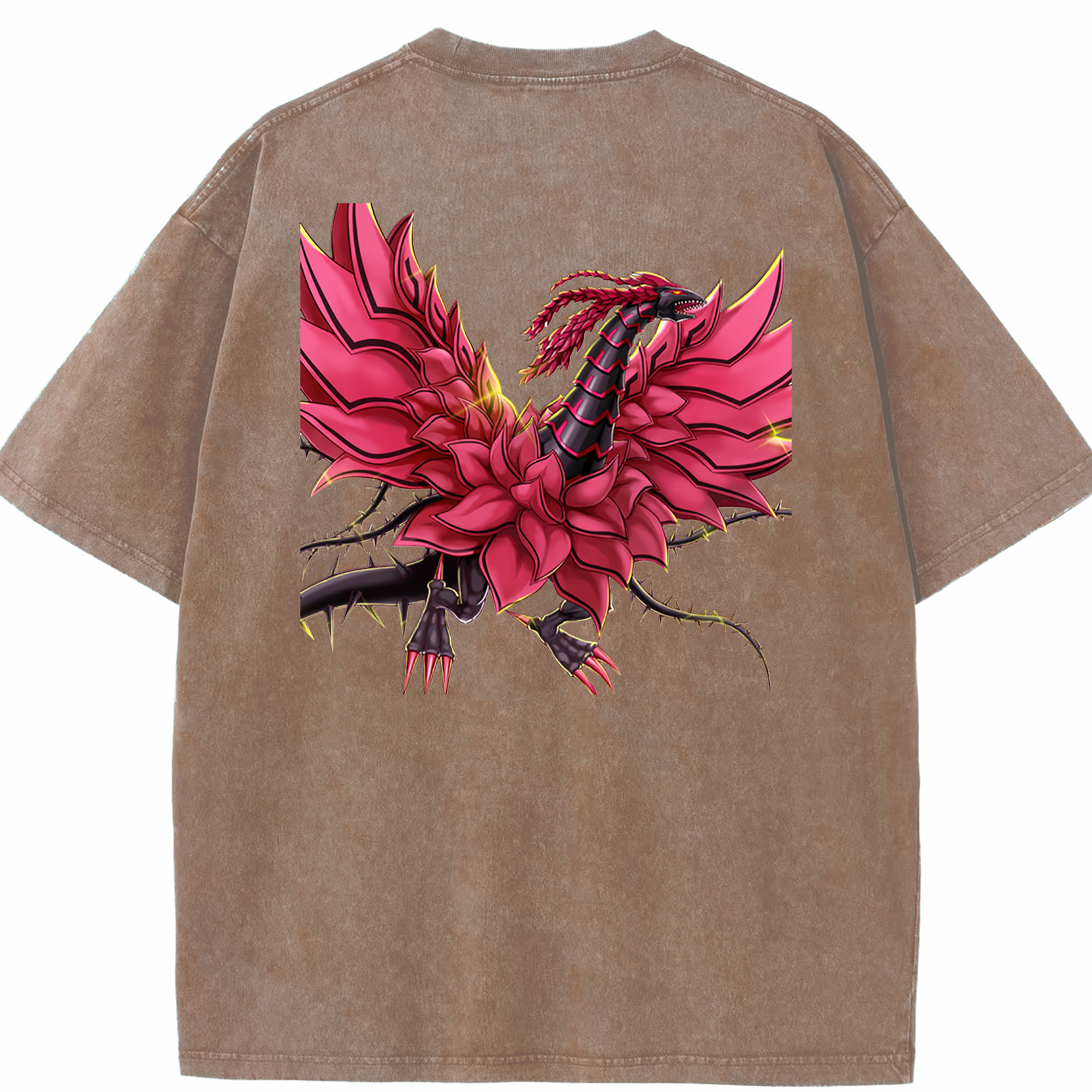 （画像用） 遊☆戯☆王 Yu-Gi-Oh! 綿100% ヴィンテージ風 半袖Tシャツ（背面プリント）