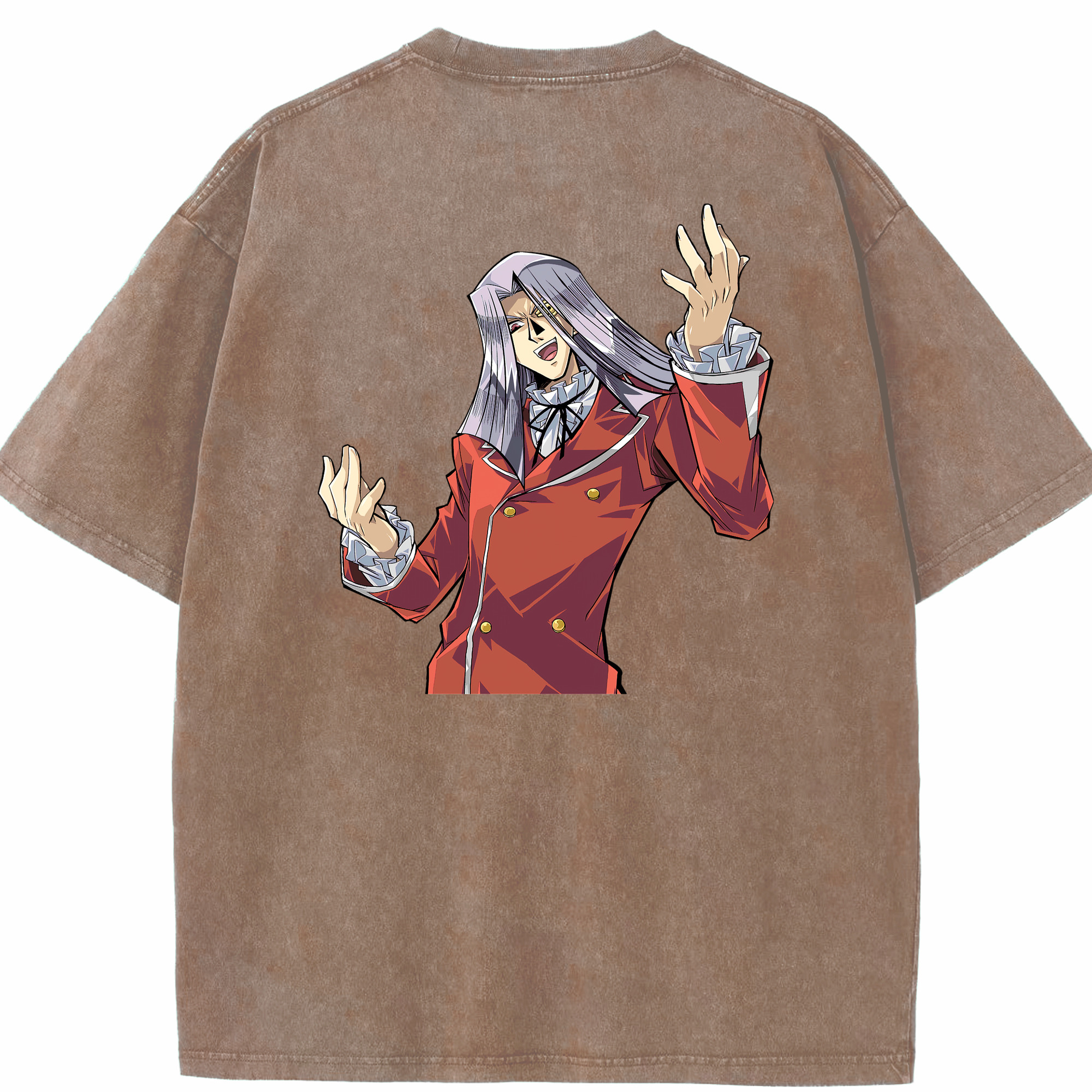 （画像用） 遊☆戯☆王 Yu-Gi-Oh! 綿100% ヴィンテージ風 半袖Tシャツ（背面プリント）