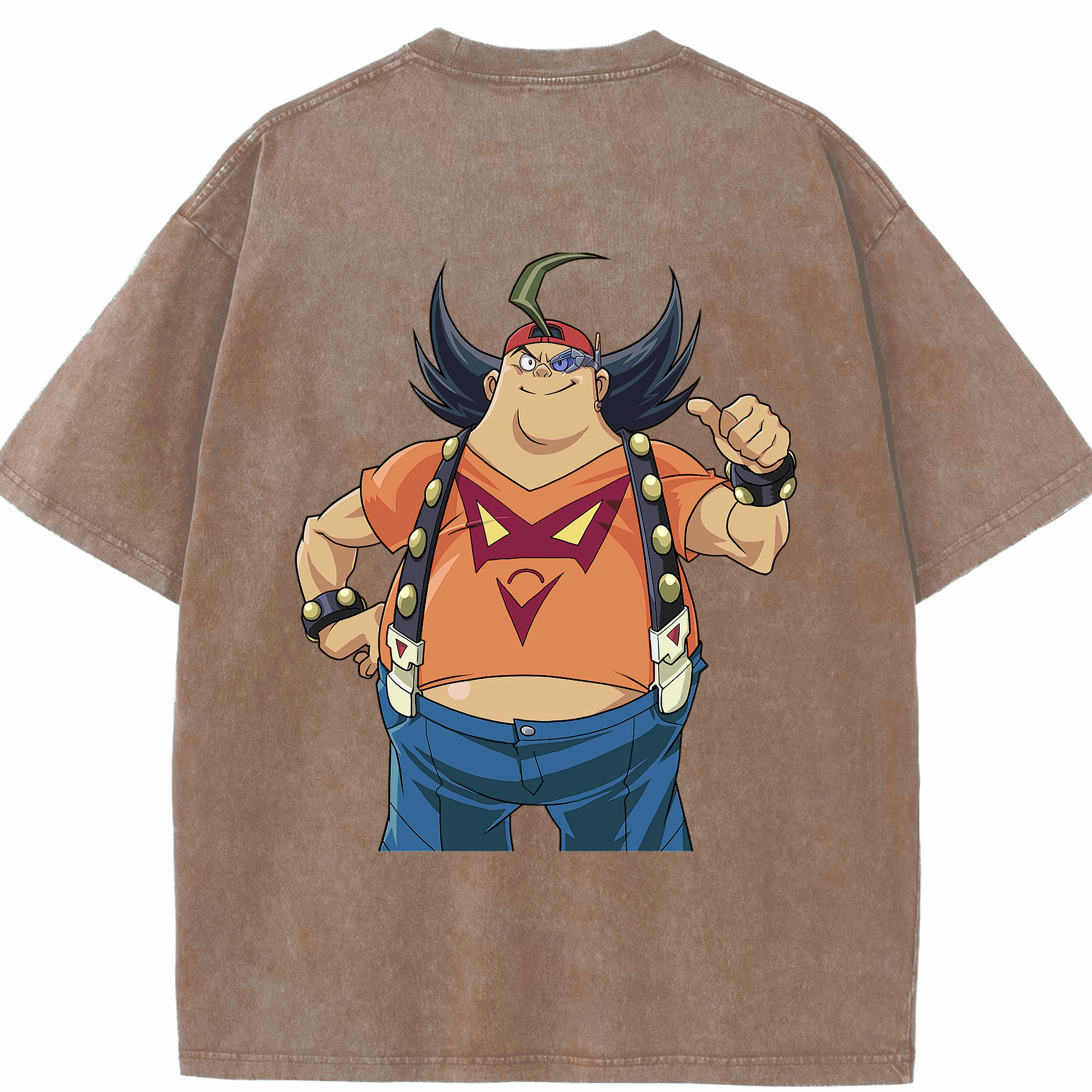 （画像用） 遊☆戯☆王 Yu-Gi-Oh! 綿100% ヴィンテージ風 半袖Tシャツ（背面プリント）
