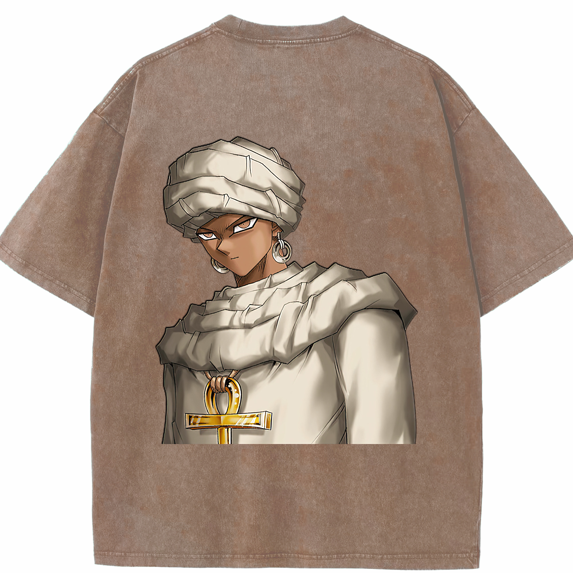 （画像用） 遊☆戯☆王 Yu-Gi-Oh! 綿100% ヴィンテージ風 半袖Tシャツ（背面プリント）