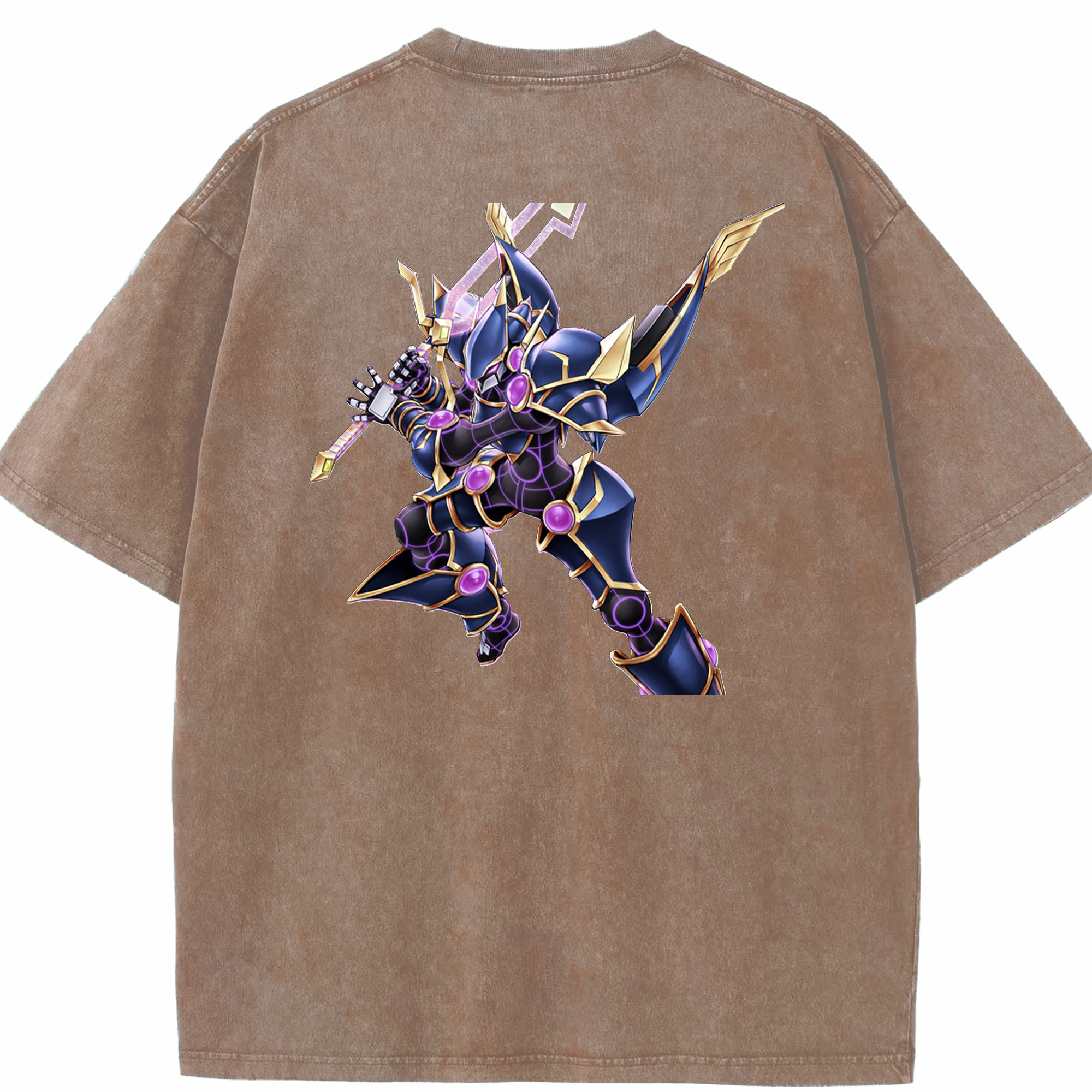 （画像用） 遊☆戯☆王 Yu-Gi-Oh! 綿100% ヴィンテージ風 半袖Tシャツ（背面プリント）