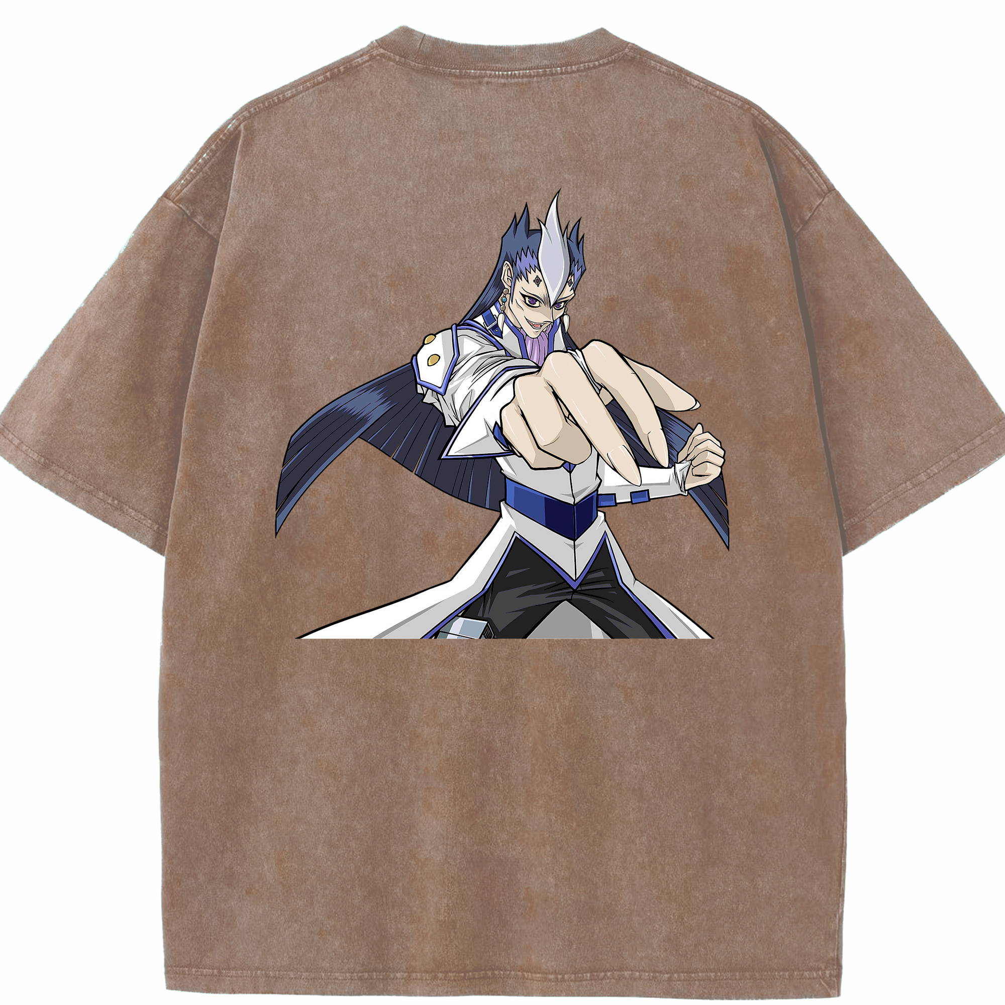 （画像用） 遊☆戯☆王 Yu-Gi-Oh! 綿100% ヴィンテージ風 半袖Tシャツ（背面プリント）