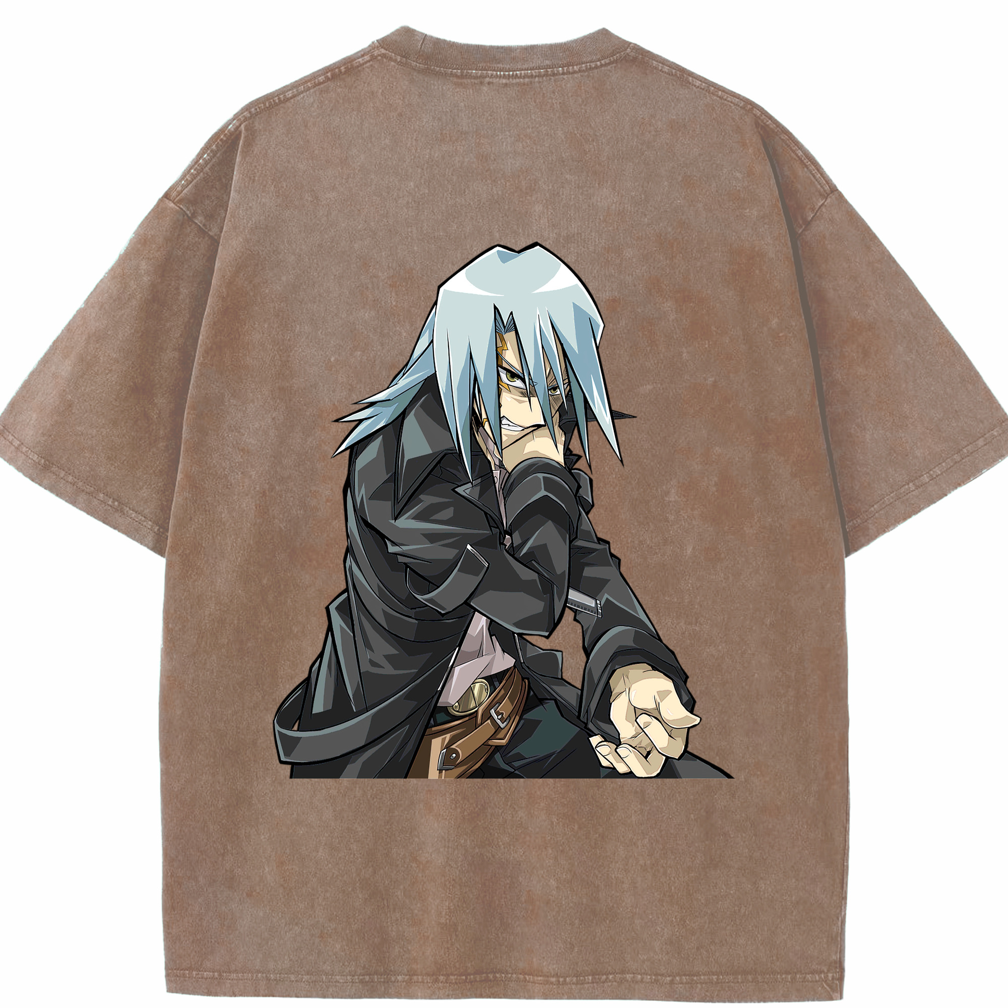 （画像用） 遊☆戯☆王 Yu-Gi-Oh! 綿100% ヴィンテージ風 半袖Tシャツ（背面プリント）