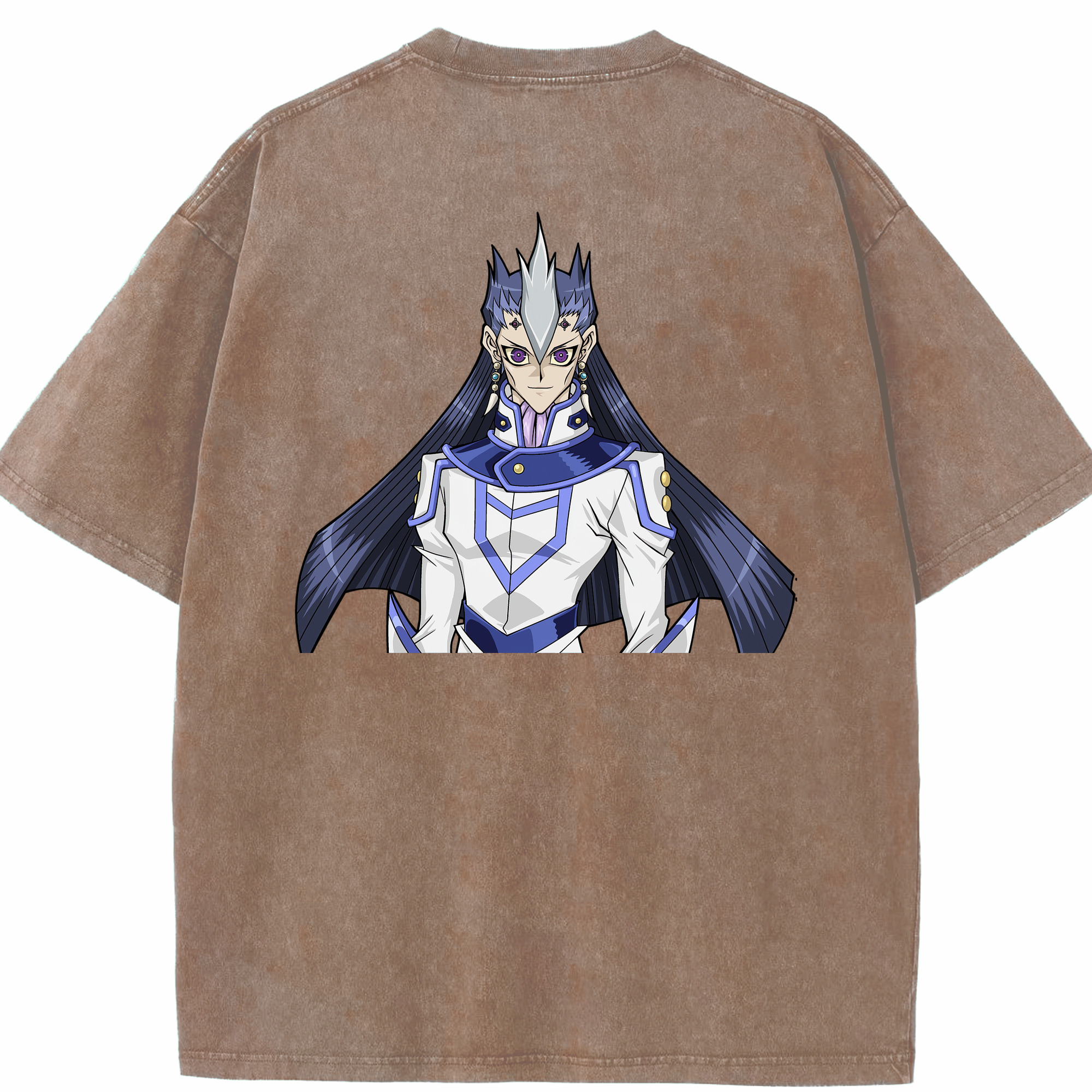 （画像用） 遊☆戯☆王 Yu-Gi-Oh! 綿100% ヴィンテージ風 半袖Tシャツ（背面プリント）