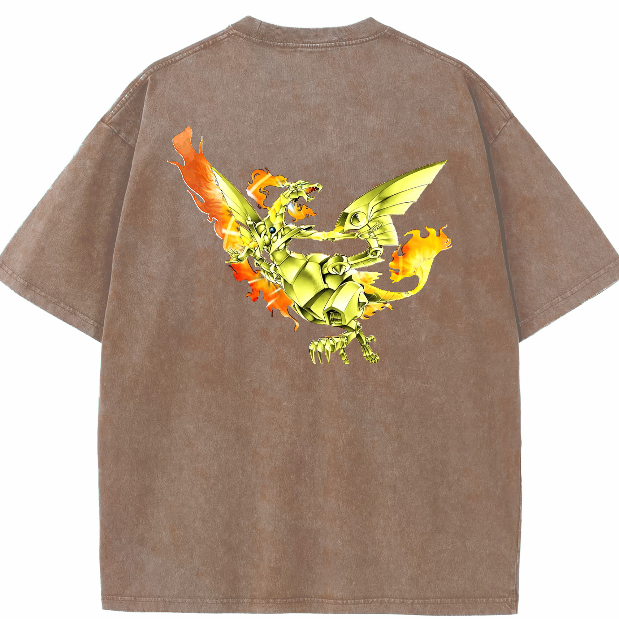 （画像用） 遊☆戯☆王 Yu-Gi-Oh! 綿100% ヴィンテージ風 半袖Tシャツ（背面プリント）