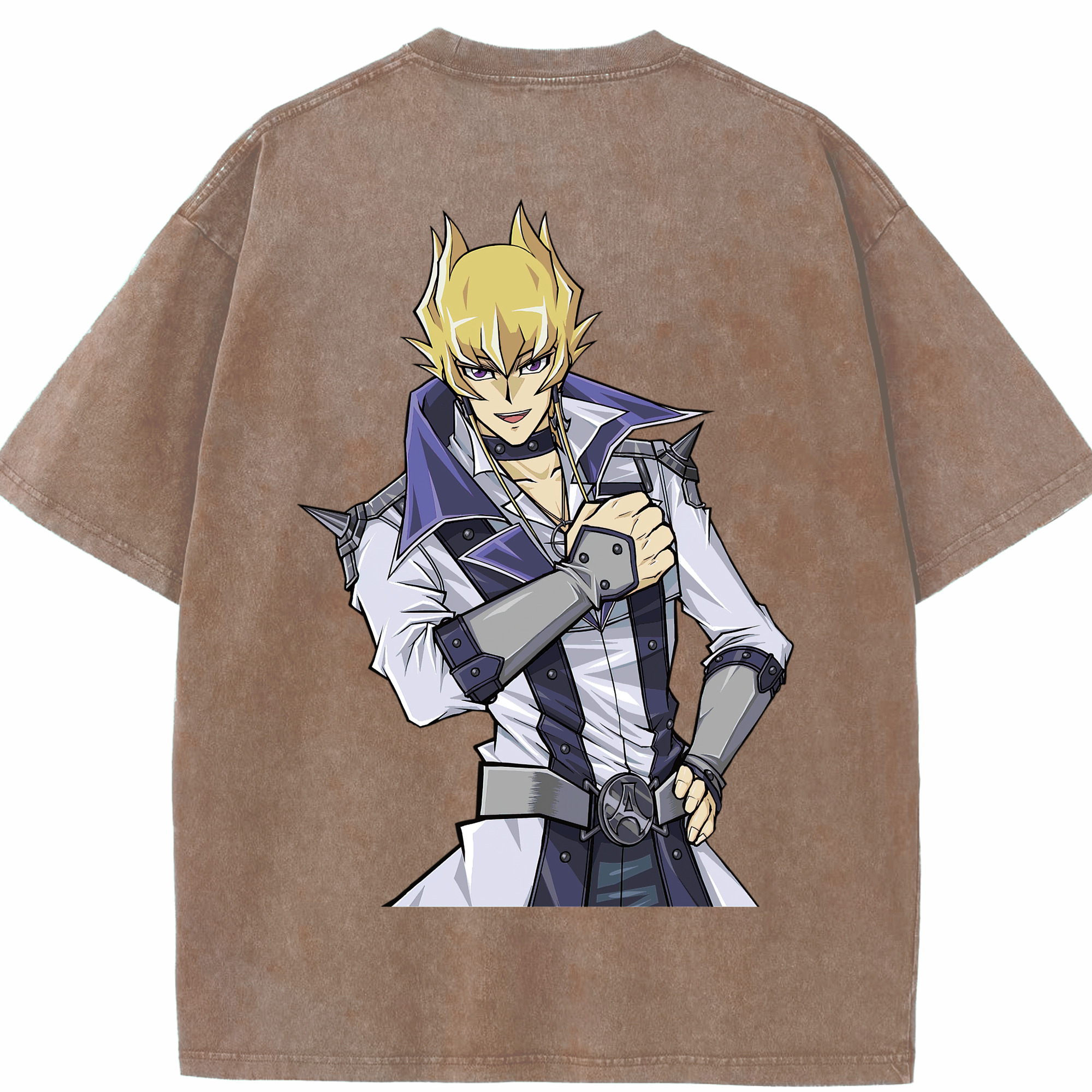 （画像用） 遊☆戯☆王 Yu-Gi-Oh! 綿100% ヴィンテージ風 半袖Tシャツ（背面プリント）