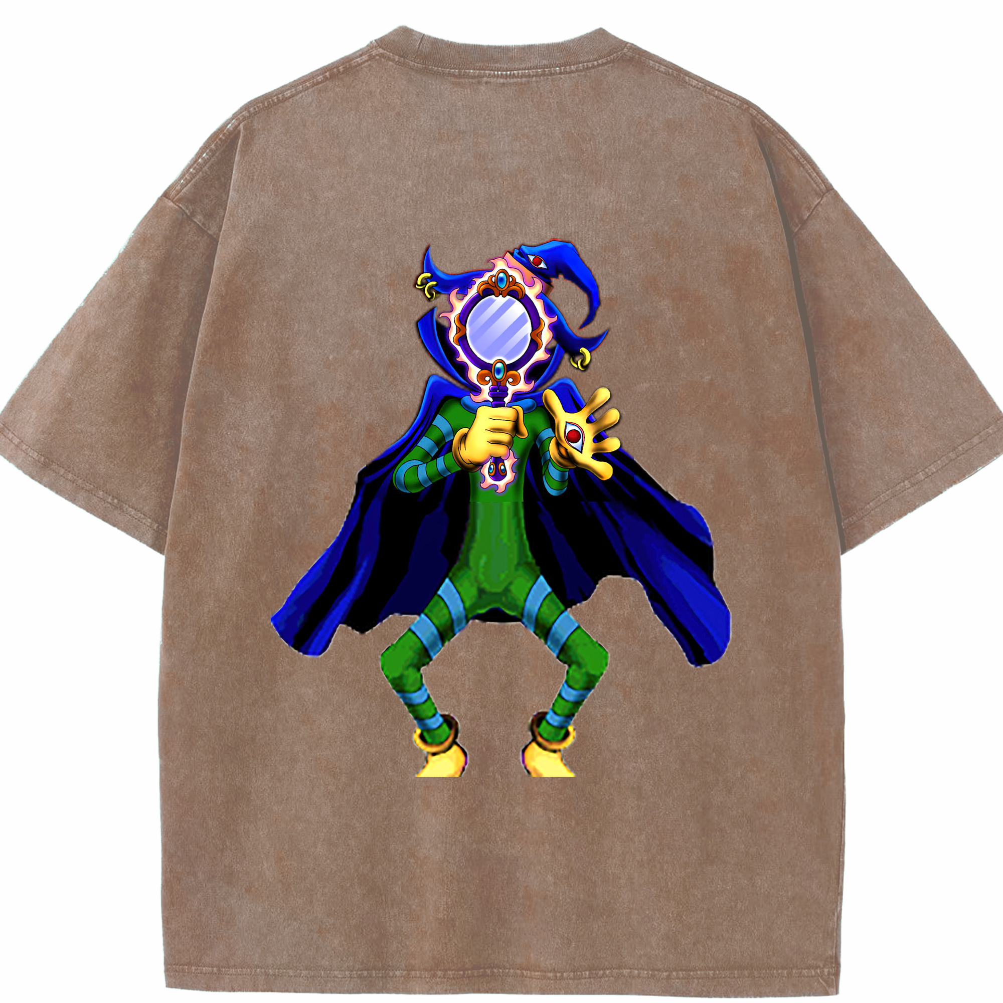 （画像用） 遊☆戯☆王 Yu-Gi-Oh! 綿100% ヴィンテージ風 半袖Tシャツ（背面プリント）