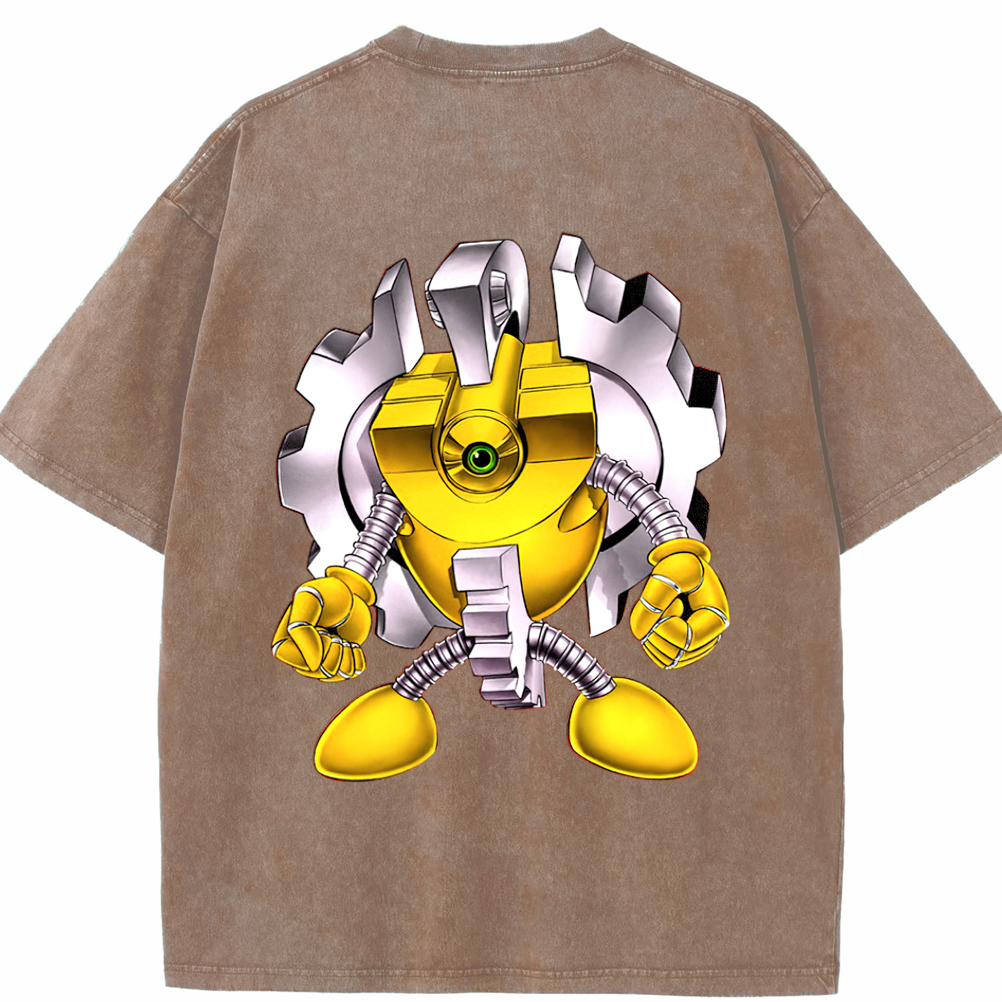 （画像用） 遊☆戯☆王 Yu-Gi-Oh! 綿100% ヴィンテージ風 半袖Tシャツ（背面プリント）