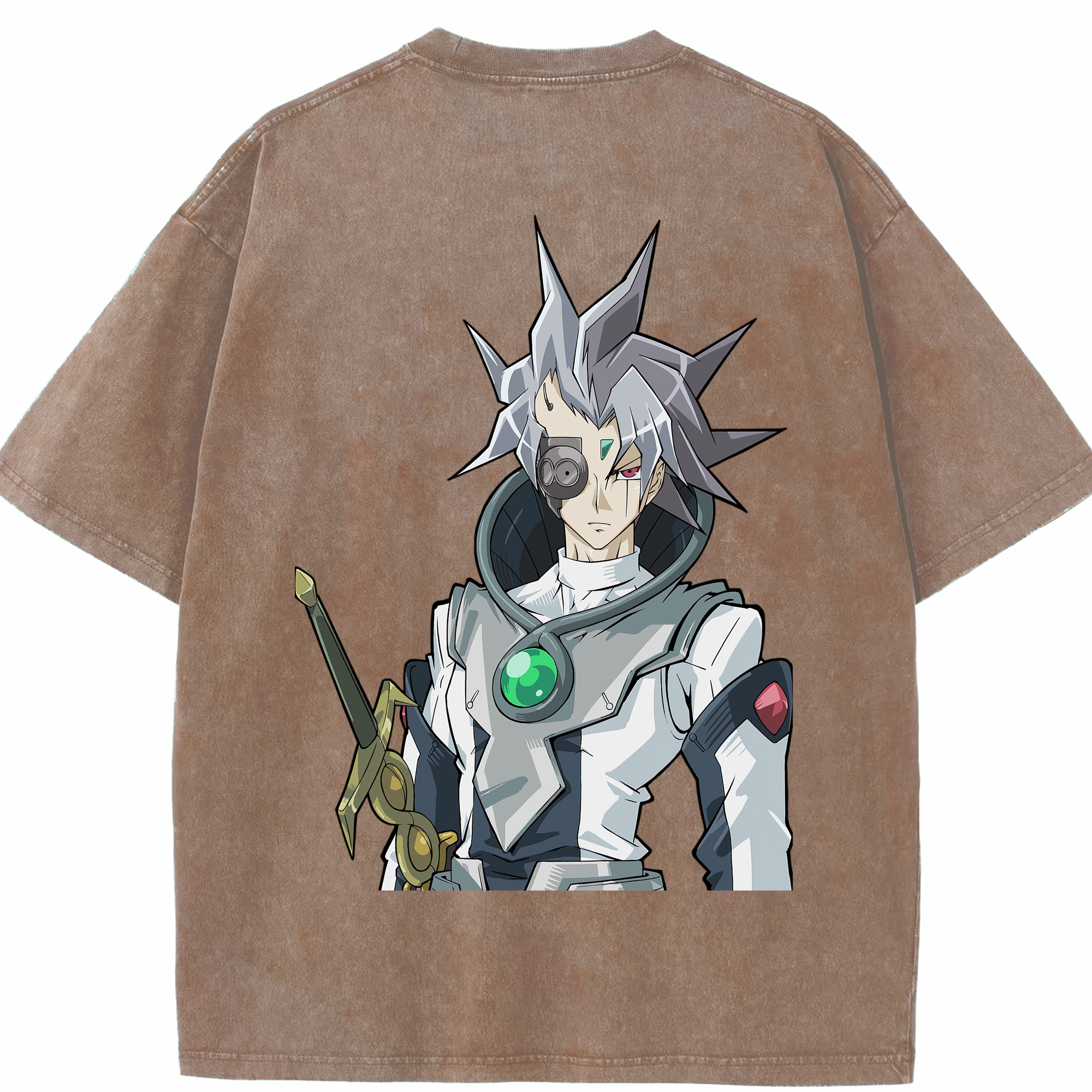 （画像用） 遊☆戯☆王 Yu-Gi-Oh! 綿100% ヴィンテージ風 半袖Tシャツ（背面プリント）