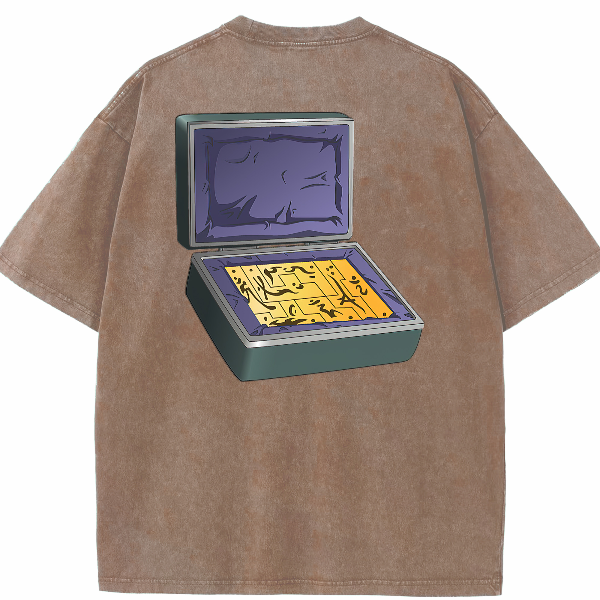 （画像用） 遊☆戯☆王 Yu-Gi-Oh! 綿100% ヴィンテージ風 半袖Tシャツ（背面プリント）