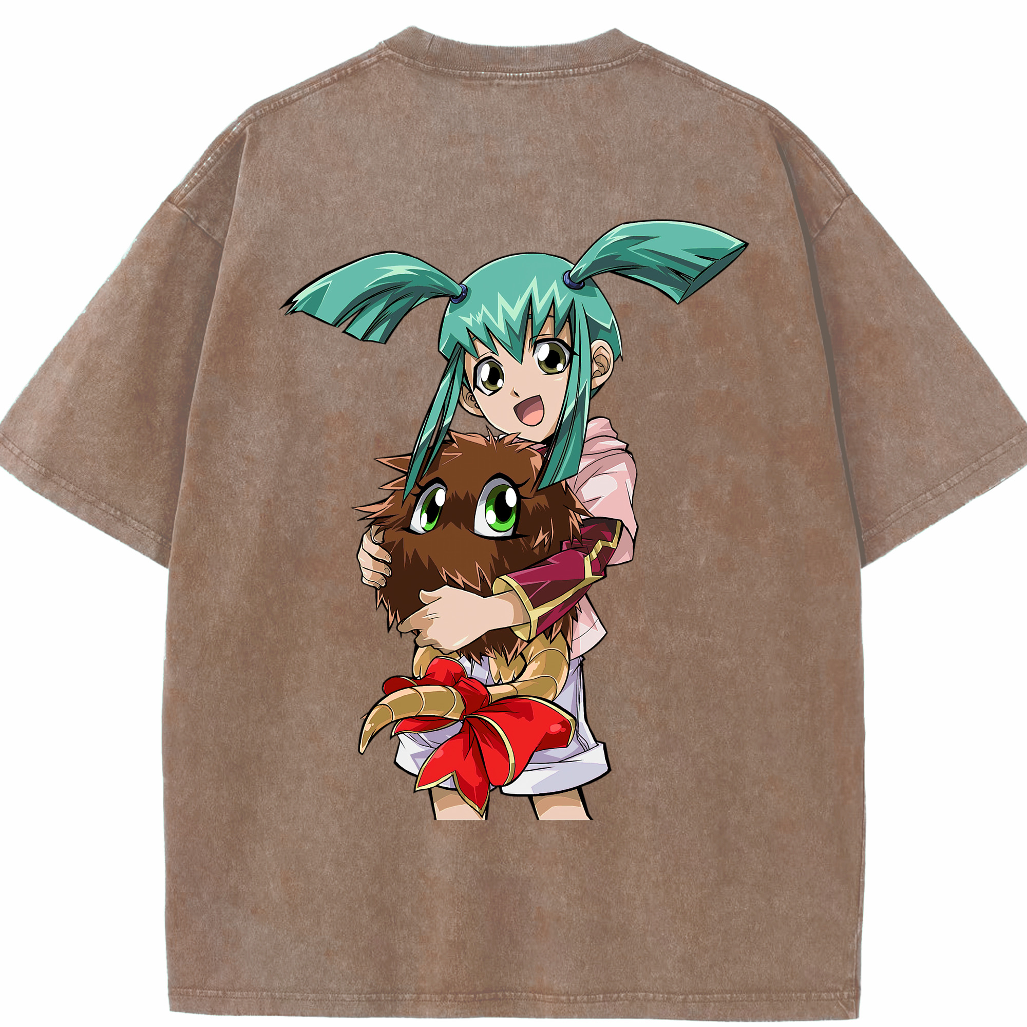 （画像用） 遊☆戯☆王 Yu-Gi-Oh! 綿100% ヴィンテージ風 半袖Tシャツ（背面プリント）