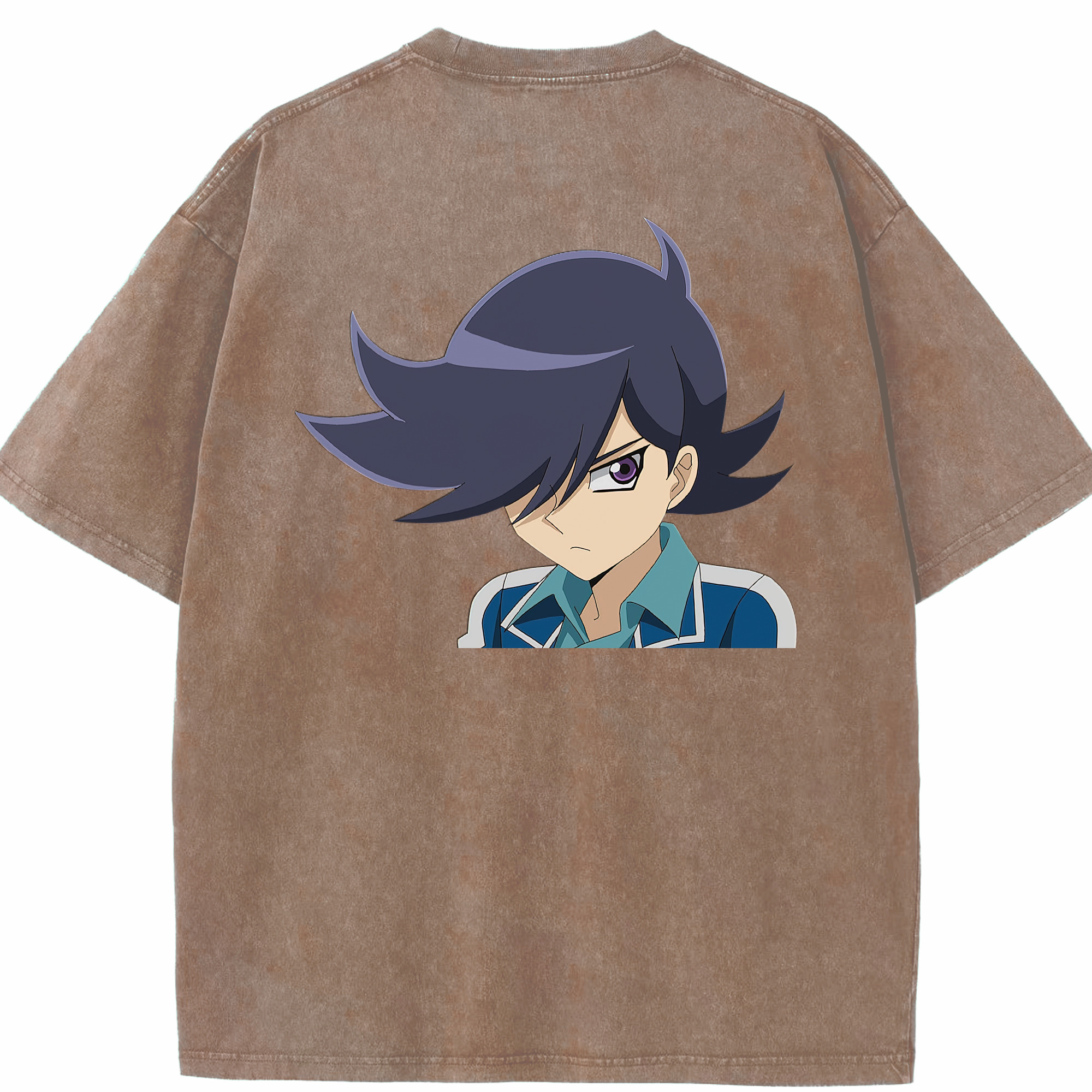 （画像用） 遊☆戯☆王 Yu-Gi-Oh! 綿100% ヴィンテージ風 半袖Tシャツ（背面プリント）