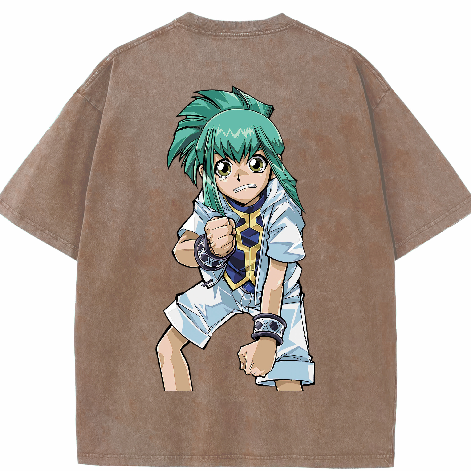 （画像用） 遊☆戯☆王 Yu-Gi-Oh! 綿100% ヴィンテージ風 半袖Tシャツ（背面プリント）