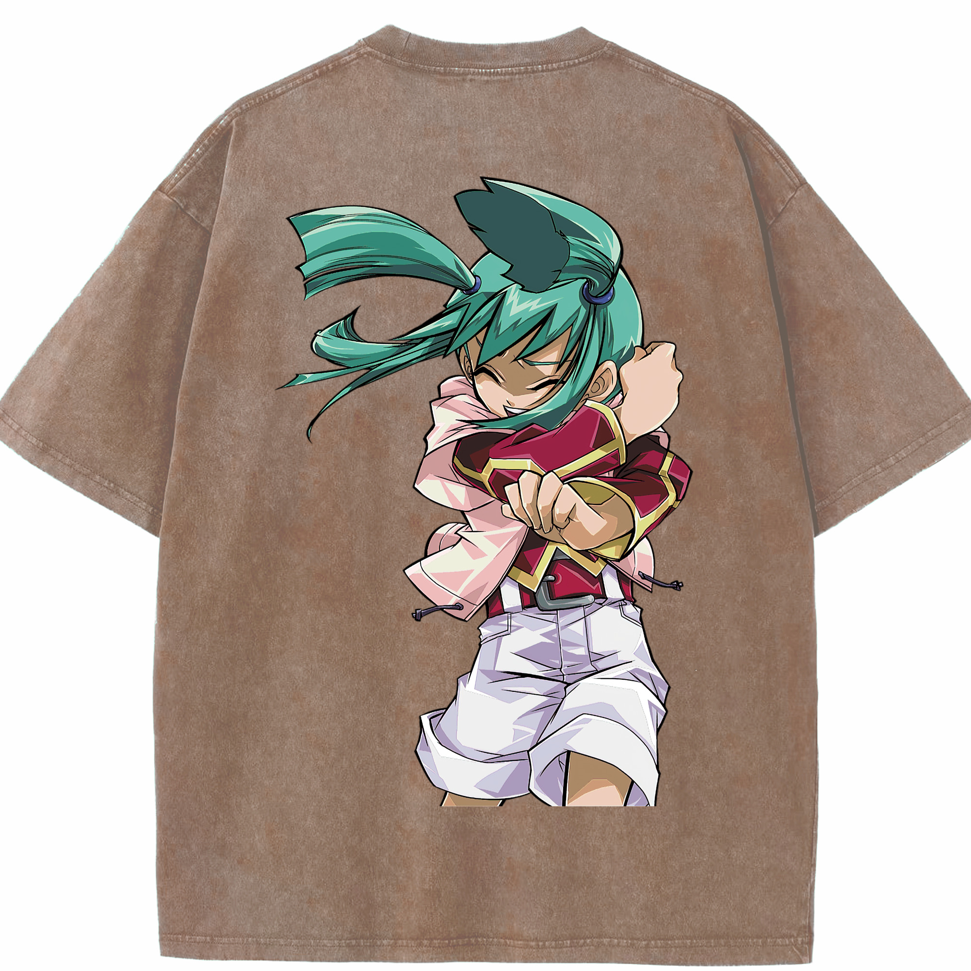 （画像用） 遊☆戯☆王 Yu-Gi-Oh! 綿100% ヴィンテージ風 半袖Tシャツ（背面プリント）