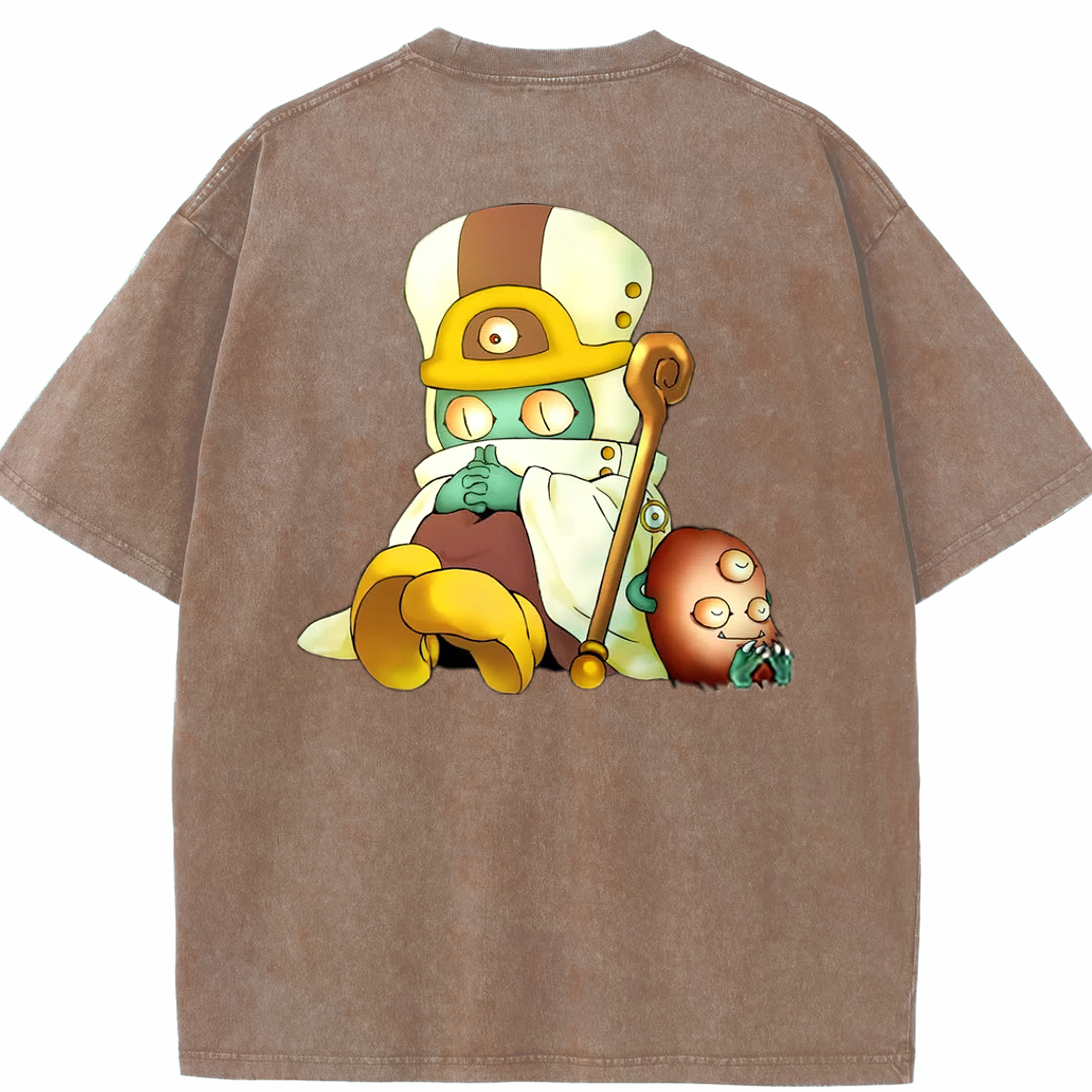 （画像用） 遊☆戯☆王 Yu-Gi-Oh! 綿100% ヴィンテージ風 半袖Tシャツ（背面プリント）
