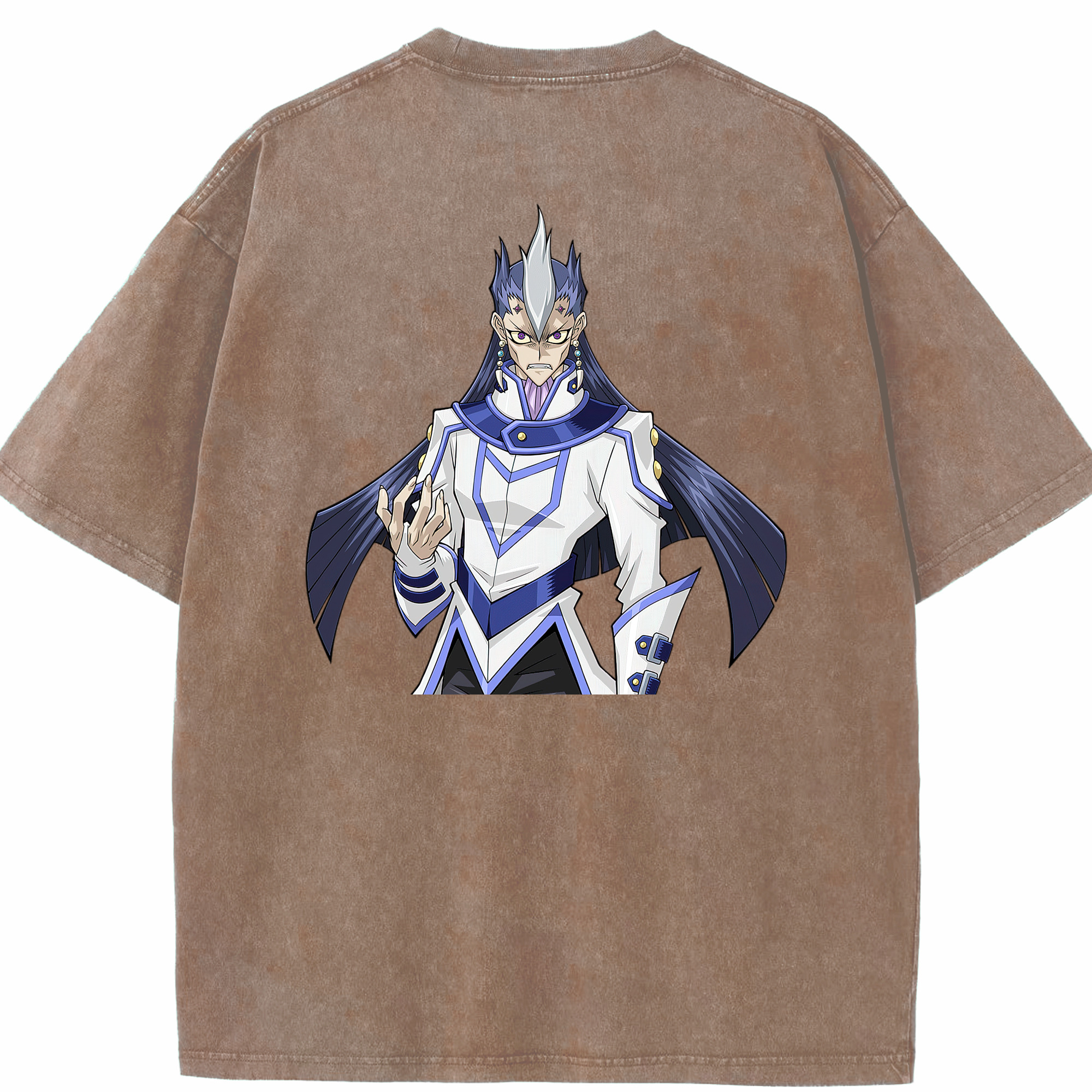 （画像用） 遊☆戯☆王 Yu-Gi-Oh! 綿100% ヴィンテージ風 半袖Tシャツ（背面プリント）