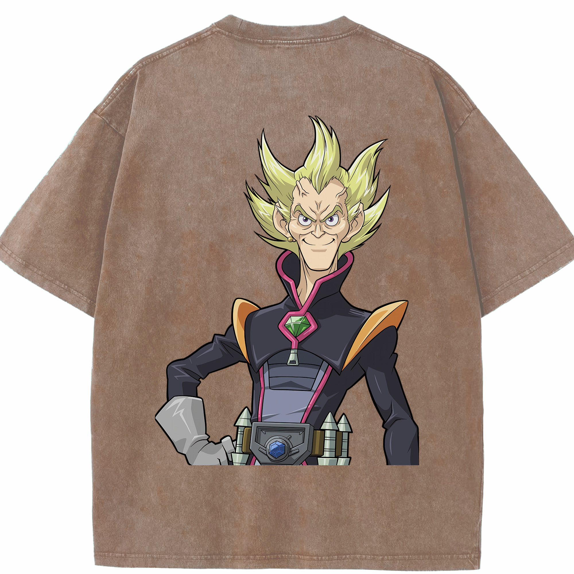 （画像用） 遊☆戯☆王 Yu-Gi-Oh! 綿100% ヴィンテージ風 半袖Tシャツ（背面プリント）