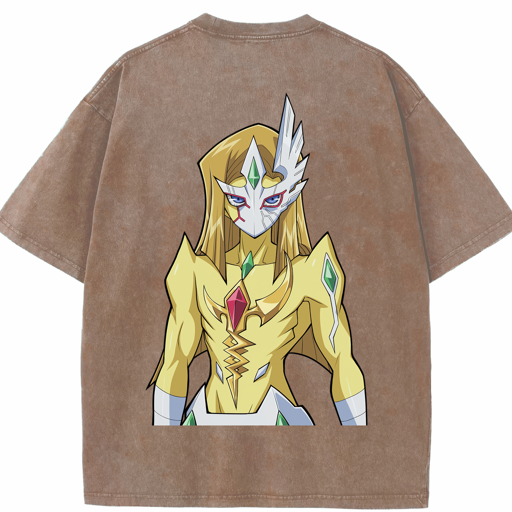 （画像用） 遊☆戯☆王 Yu-Gi-Oh! 綿100% ヴィンテージ風 半袖Tシャツ（背面プリント）