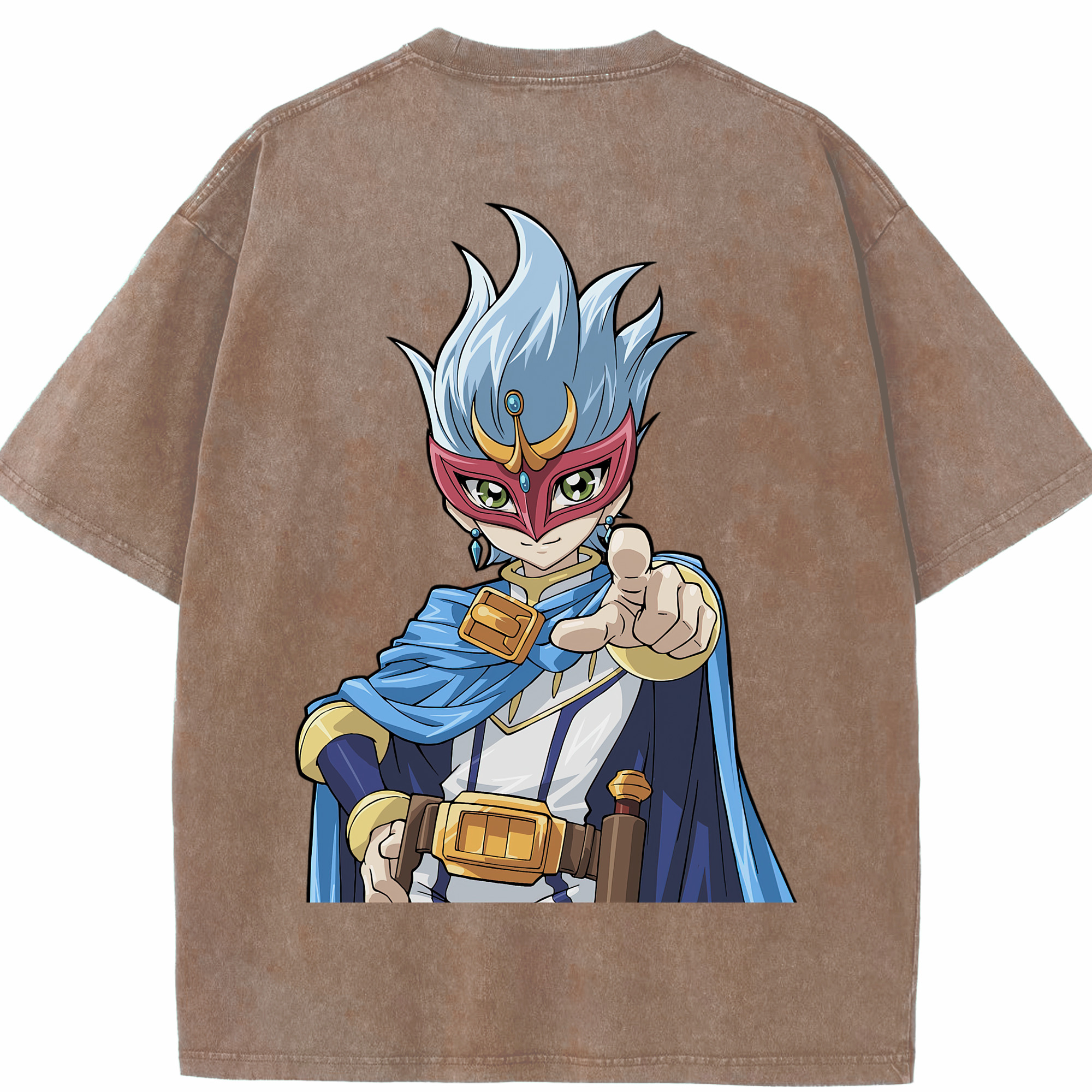 （画像用） 遊☆戯☆王 Yu-Gi-Oh! 綿100% ヴィンテージ風 半袖Tシャツ（背面プリント）