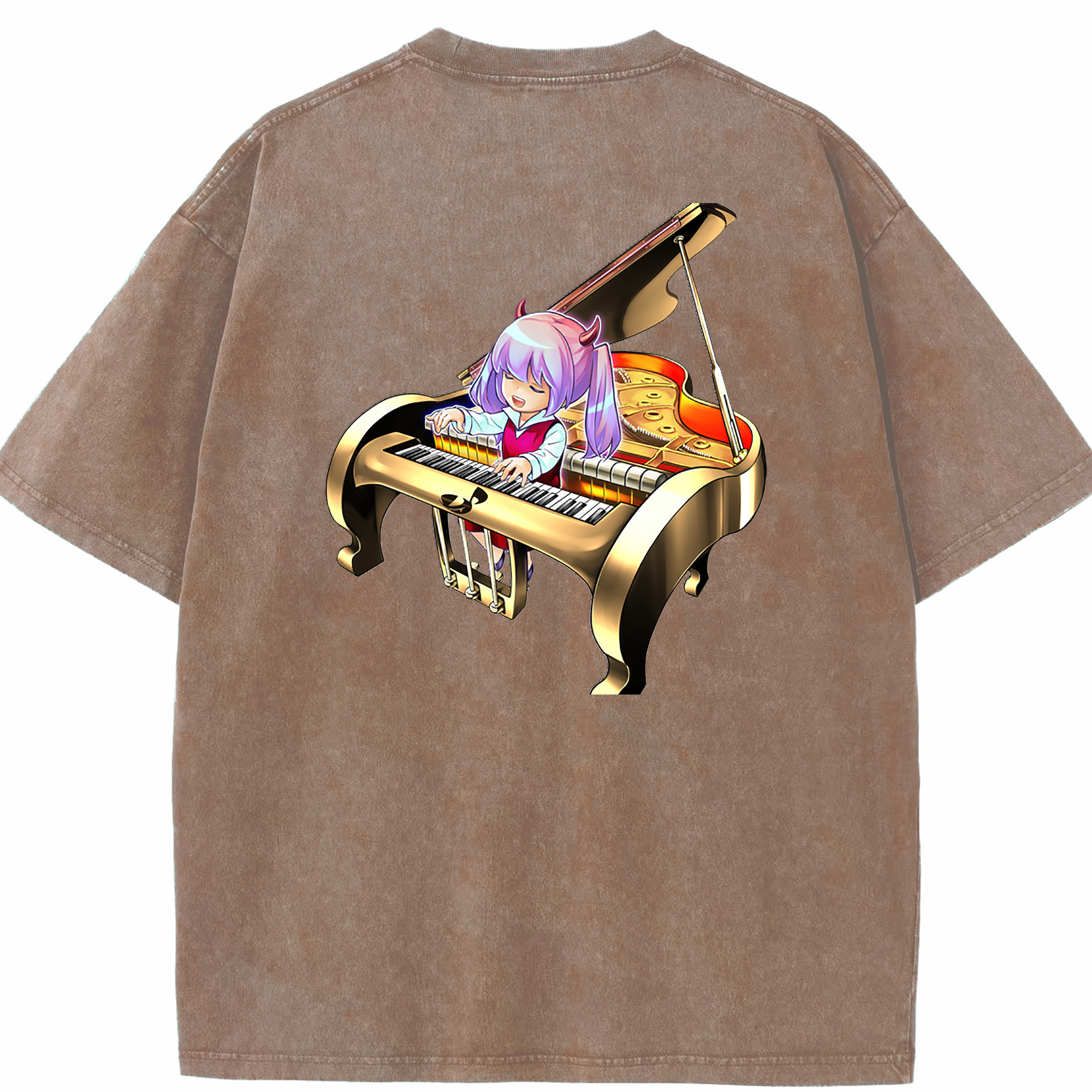 （画像用） 遊☆戯☆王 Yu-Gi-Oh! 綿100% ヴィンテージ風 半袖Tシャツ（背面プリント）