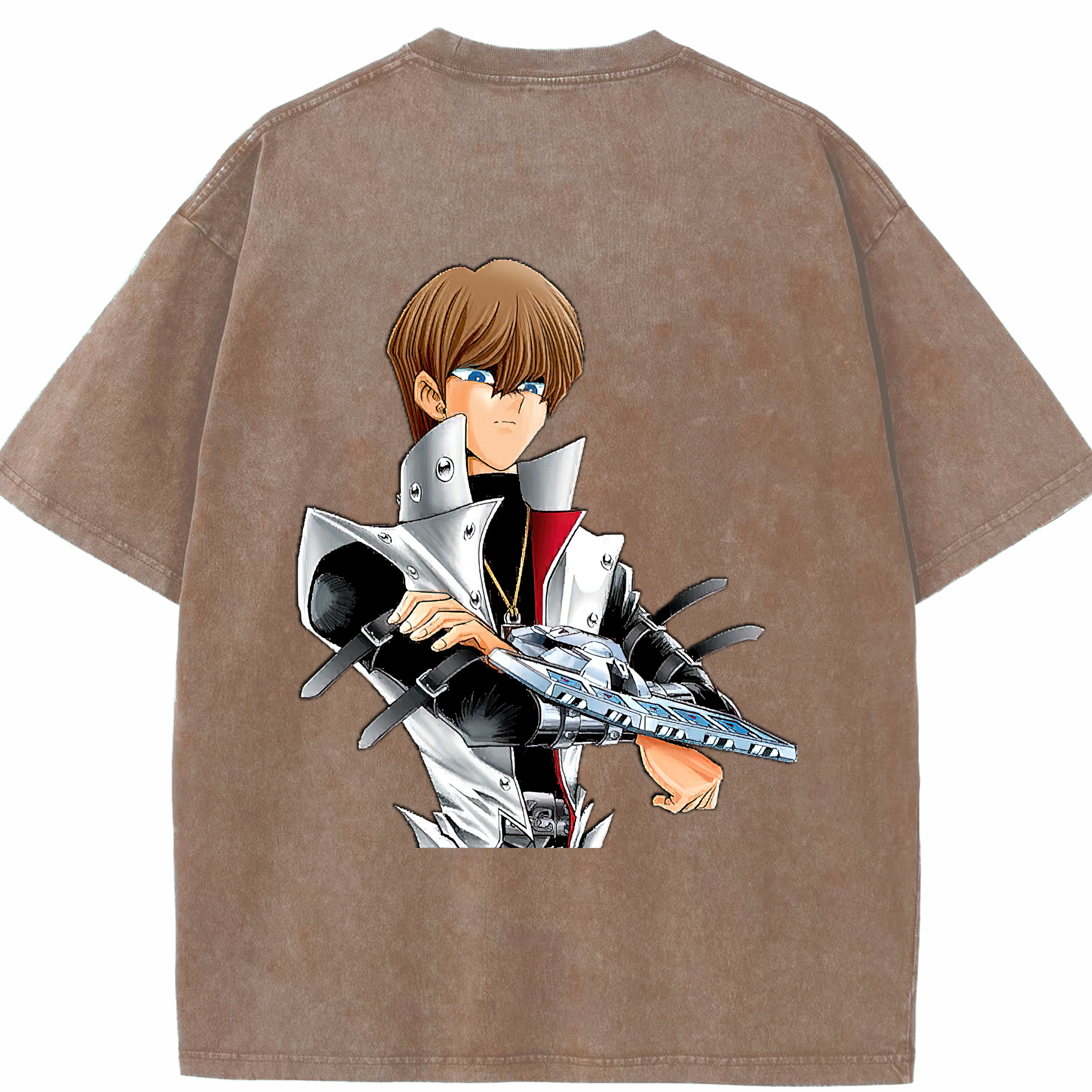 （画像用） 遊☆戯☆王 Yu-Gi-Oh! 綿100% ヴィンテージ風 半袖Tシャツ（背面プリント）