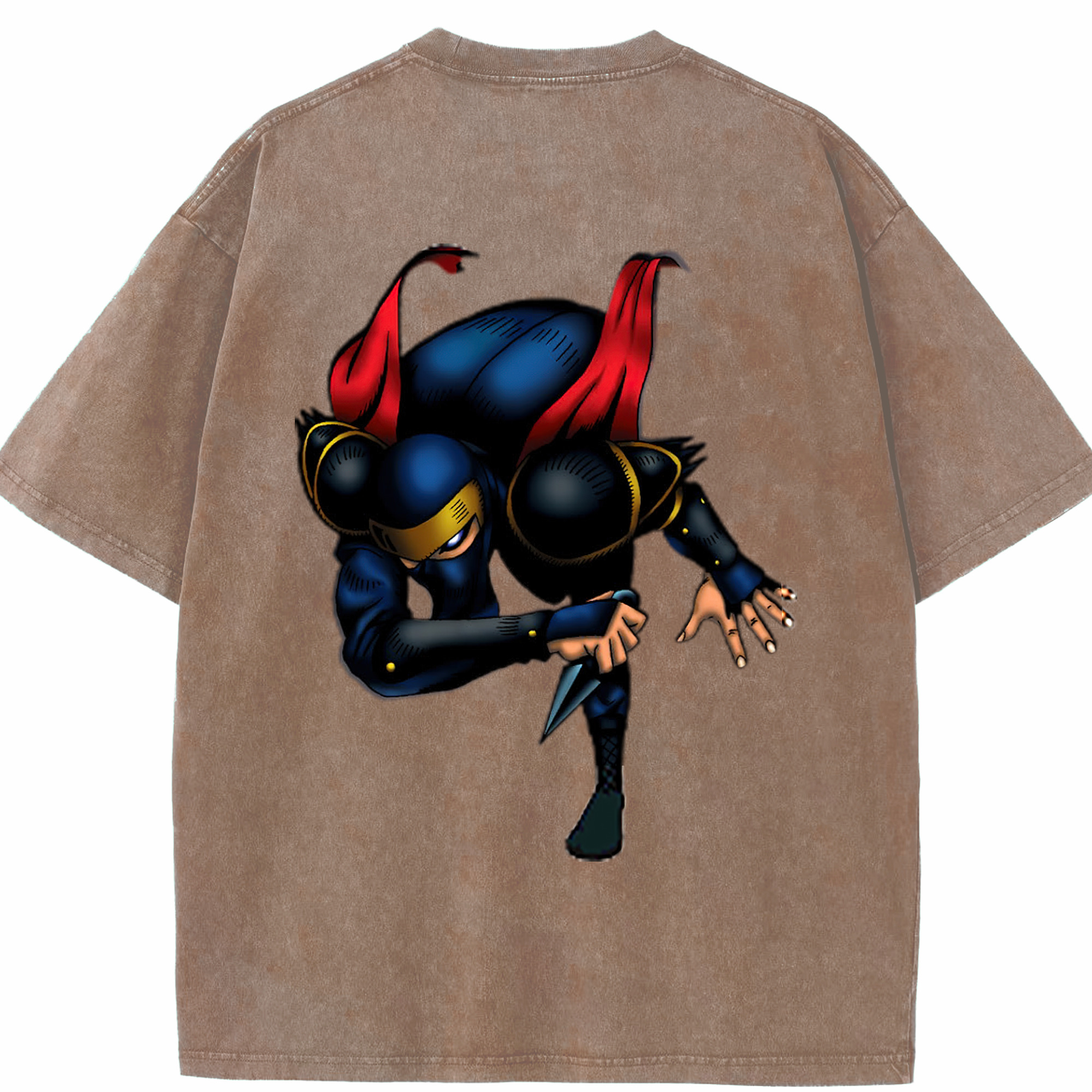 （画像用） 遊☆戯☆王 Yu-Gi-Oh! 綿100% ヴィンテージ風 半袖Tシャツ（背面プリント）
