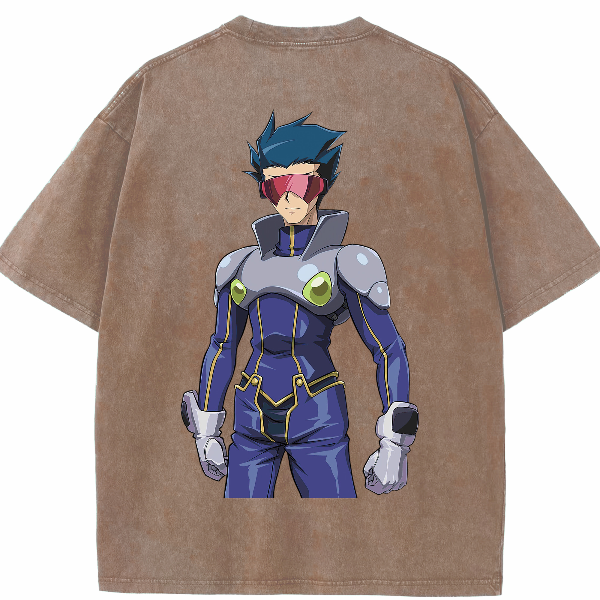 （画像用） 遊☆戯☆王 Yu-Gi-Oh! 綿100% ヴィンテージ風 半袖Tシャツ（背面プリント）