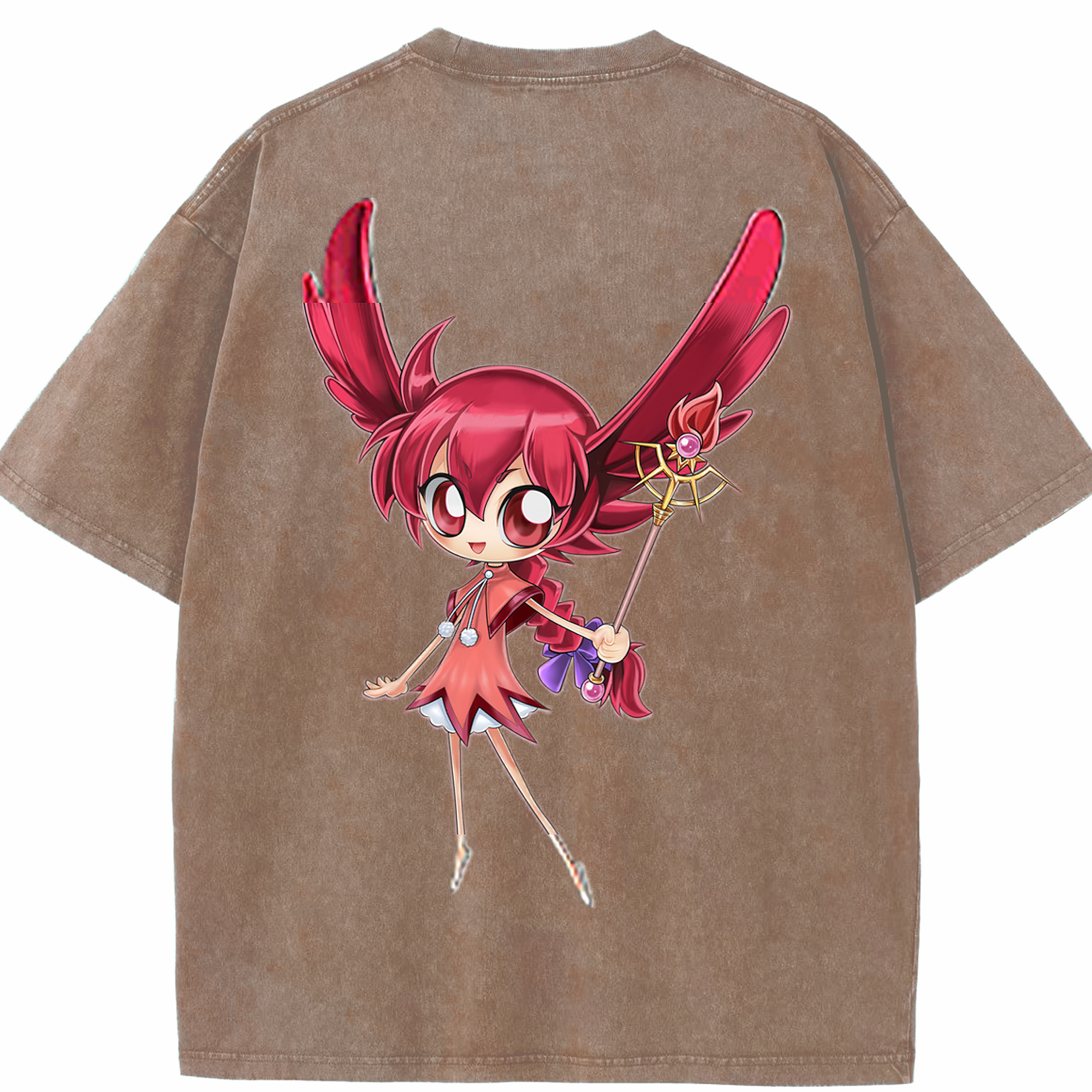 （画像用） 遊☆戯☆王 Yu-Gi-Oh! 綿100% ヴィンテージ風 半袖Tシャツ（背面プリント）