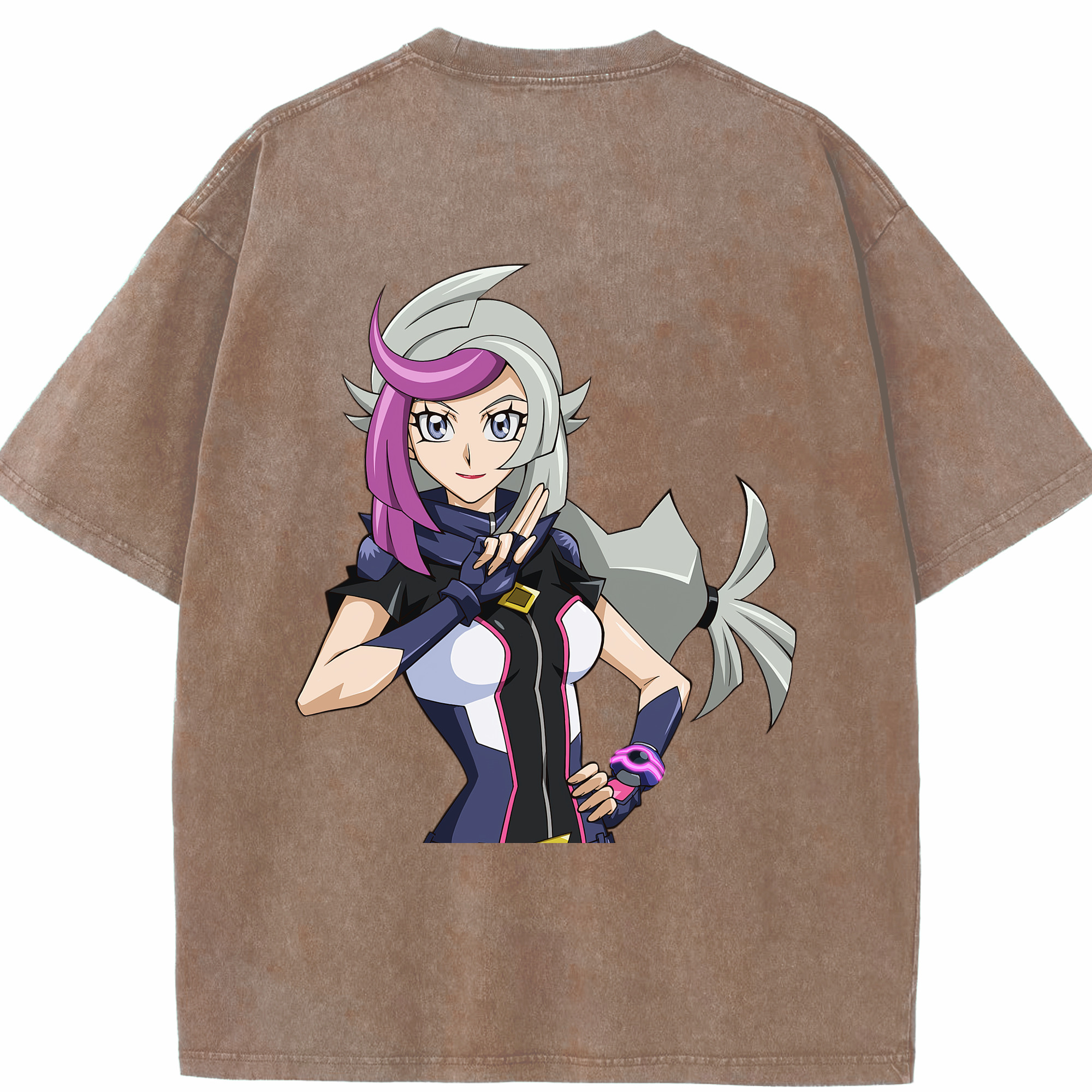 （画像用） 遊☆戯☆王 Yu-Gi-Oh! 綿100% ヴィンテージ風 半袖Tシャツ（背面プリント）