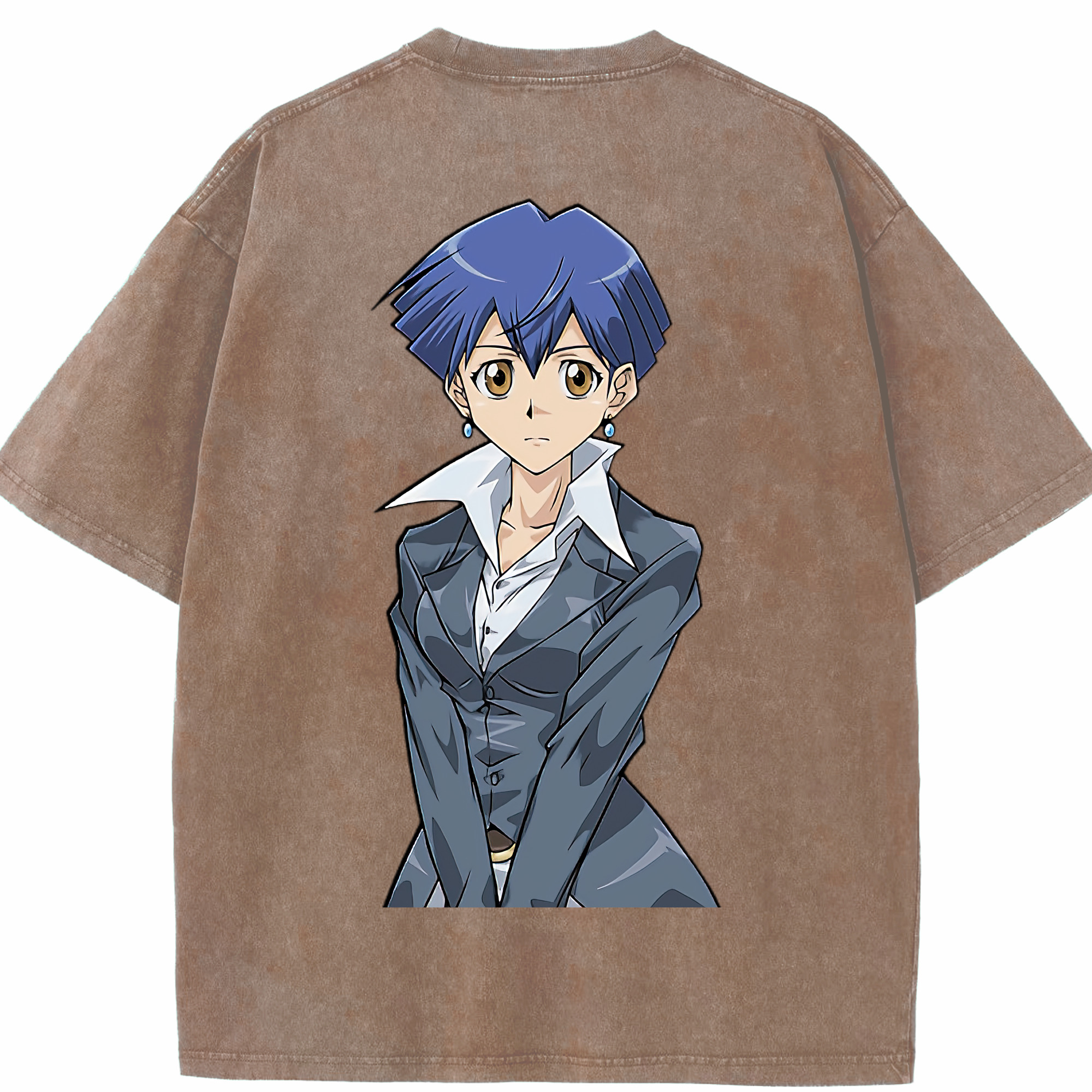 （画像用） 遊☆戯☆王 Yu-Gi-Oh! 綿100% ヴィンテージ風 半袖Tシャツ（背面プリント）