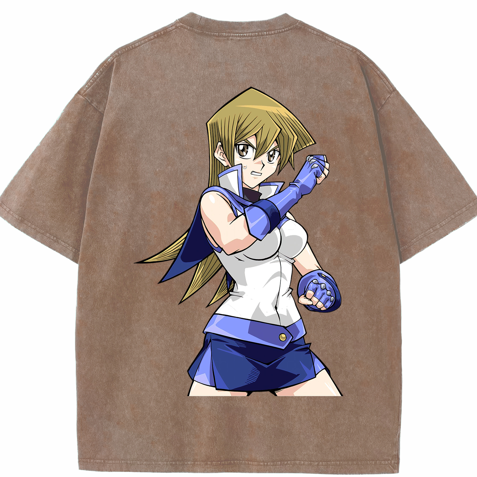 （画像用） 遊☆戯☆王 Yu-Gi-Oh! 綿100% ヴィンテージ風 半袖Tシャツ（背面プリント）
