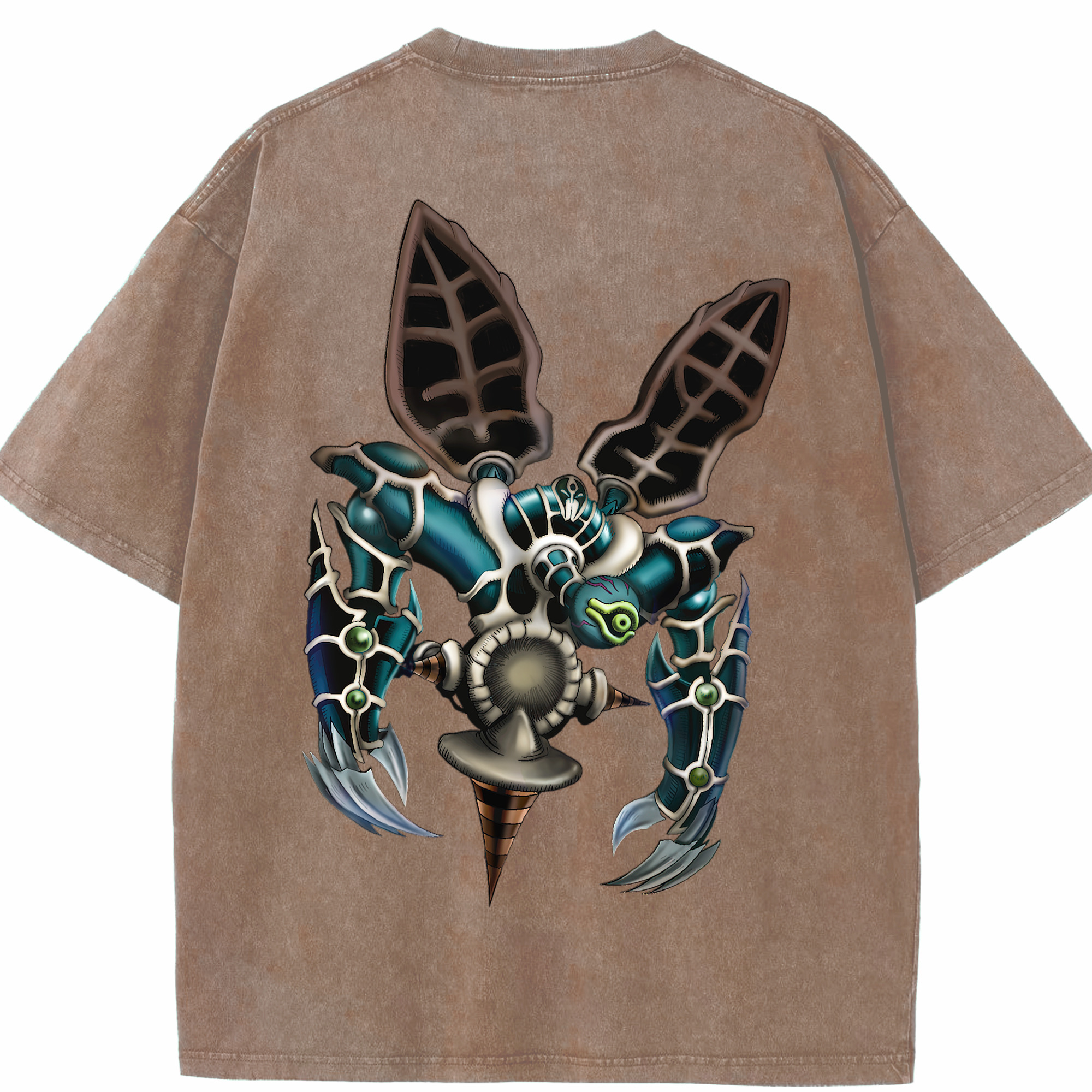 （画像用） 遊☆戯☆王 Yu-Gi-Oh! 綿100% ヴィンテージ風 半袖Tシャツ（背面プリント）