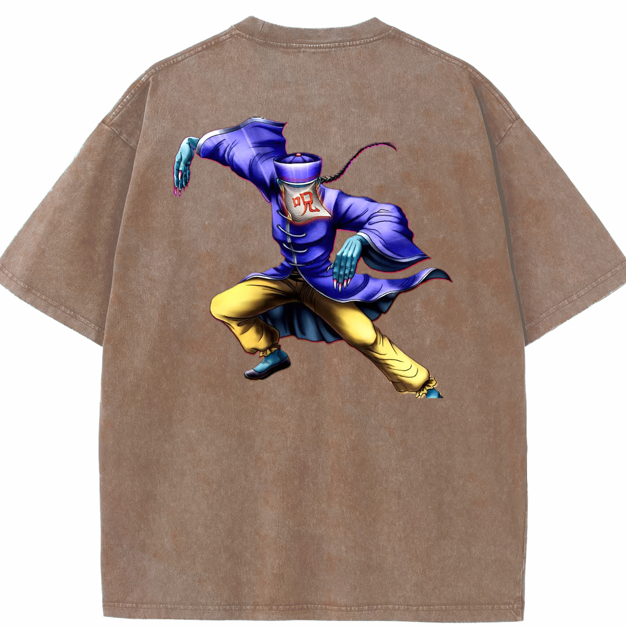 （画像用） 遊☆戯☆王 Yu-Gi-Oh! 綿100% ヴィンテージ風 半袖Tシャツ（背面プリント）