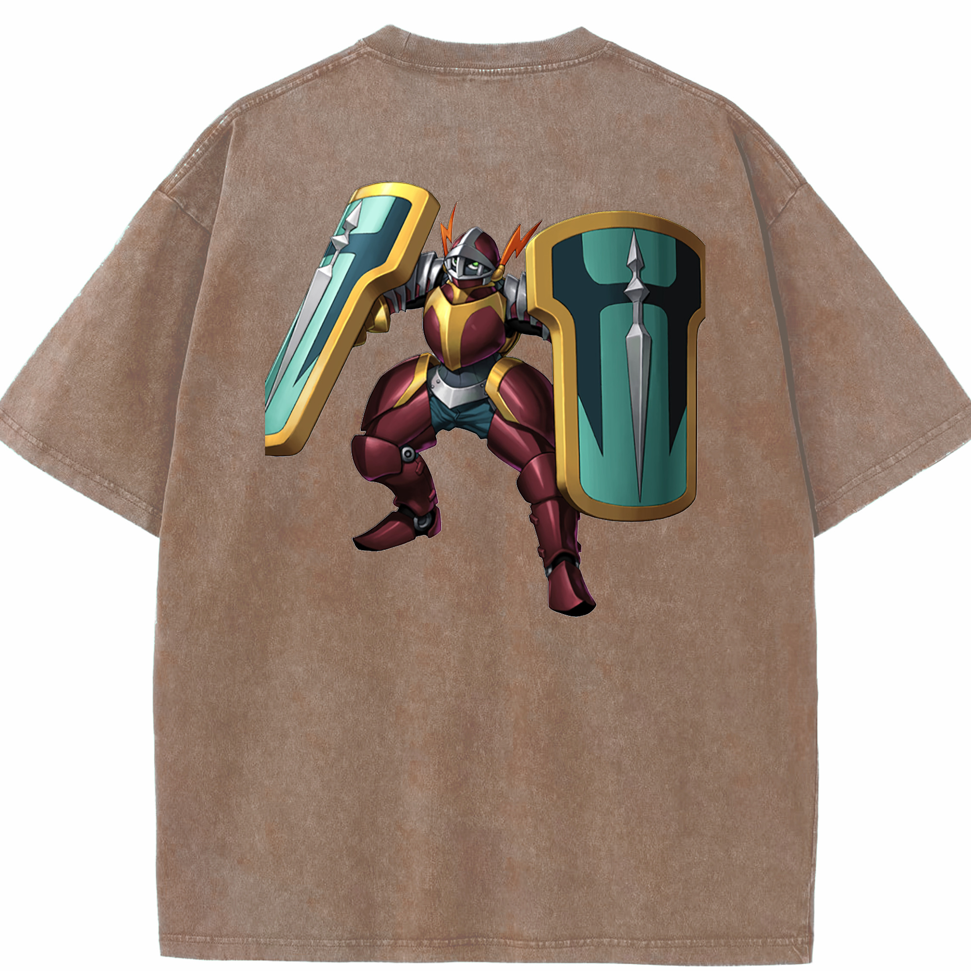 （画像用） 遊☆戯☆王 Yu-Gi-Oh! 綿100% ヴィンテージ風 半袖Tシャツ（背面プリント）
