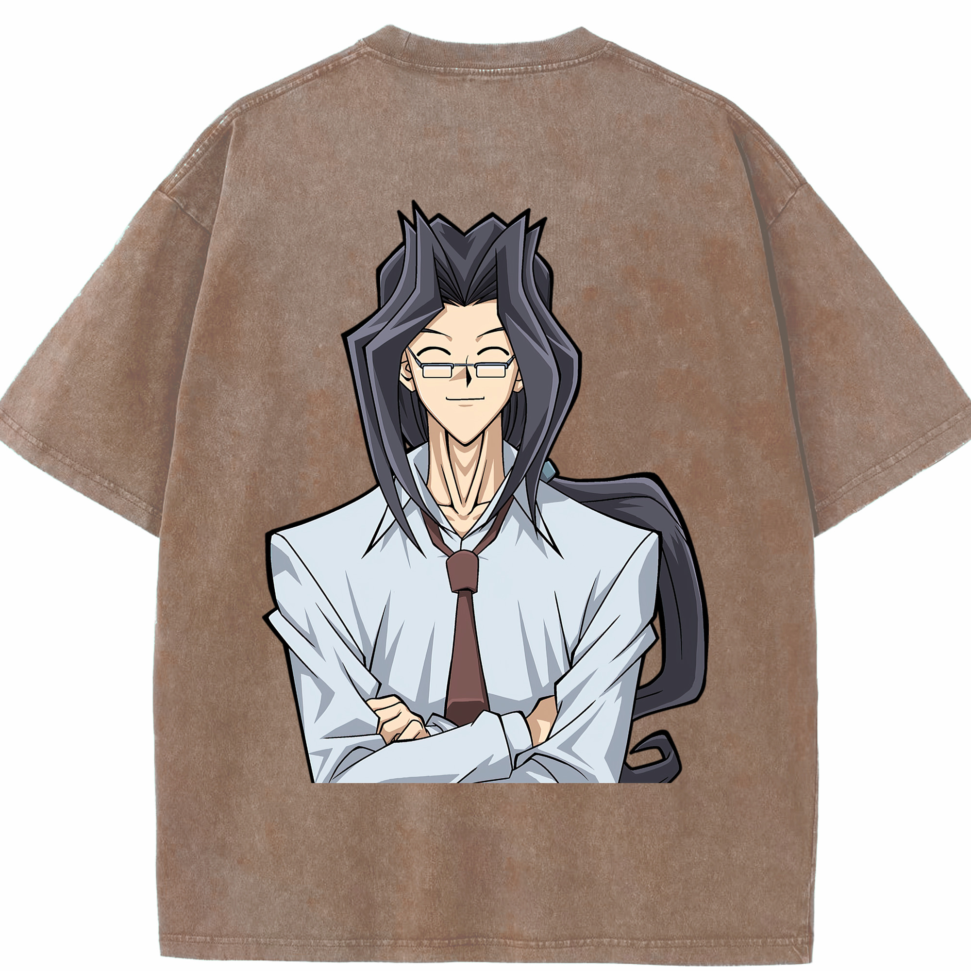 （画像用） 遊☆戯☆王 Yu-Gi-Oh! 綿100% ヴィンテージ風 半袖Tシャツ（背面プリント）