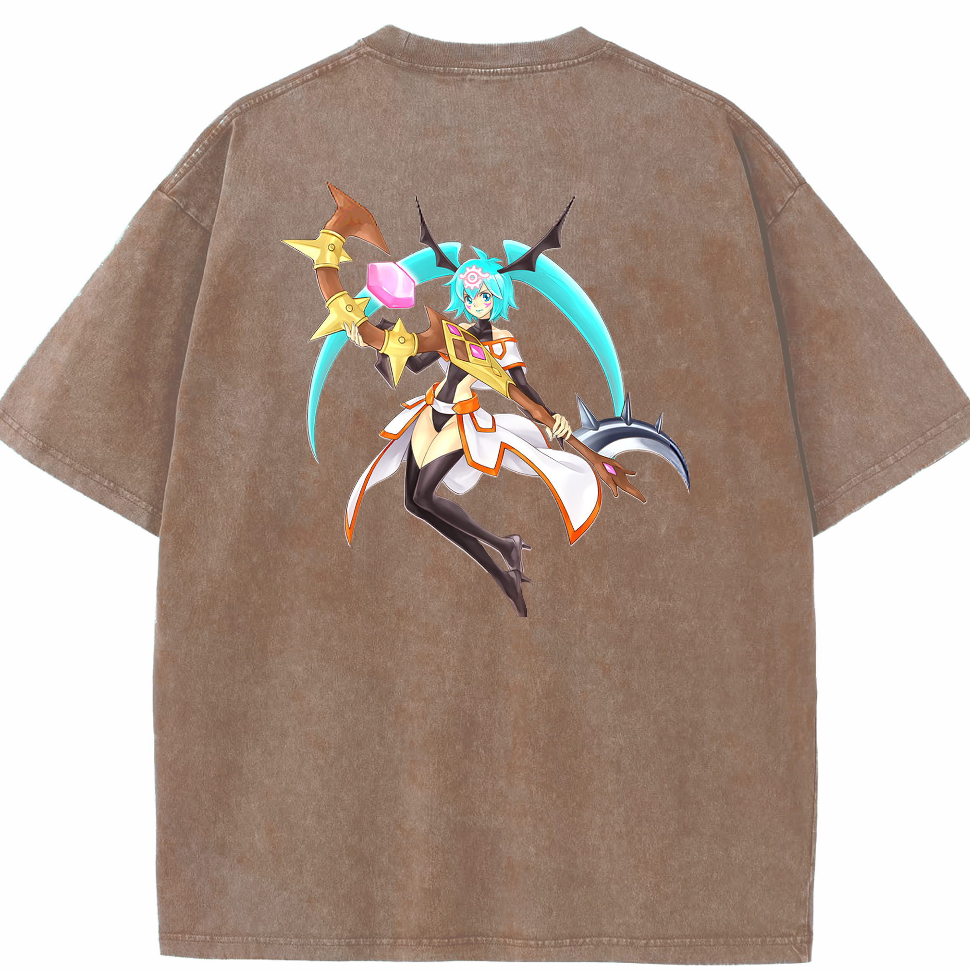 （画像用） 遊☆戯☆王 Yu-Gi-Oh! 綿100% ヴィンテージ風 半袖Tシャツ（背面プリント）