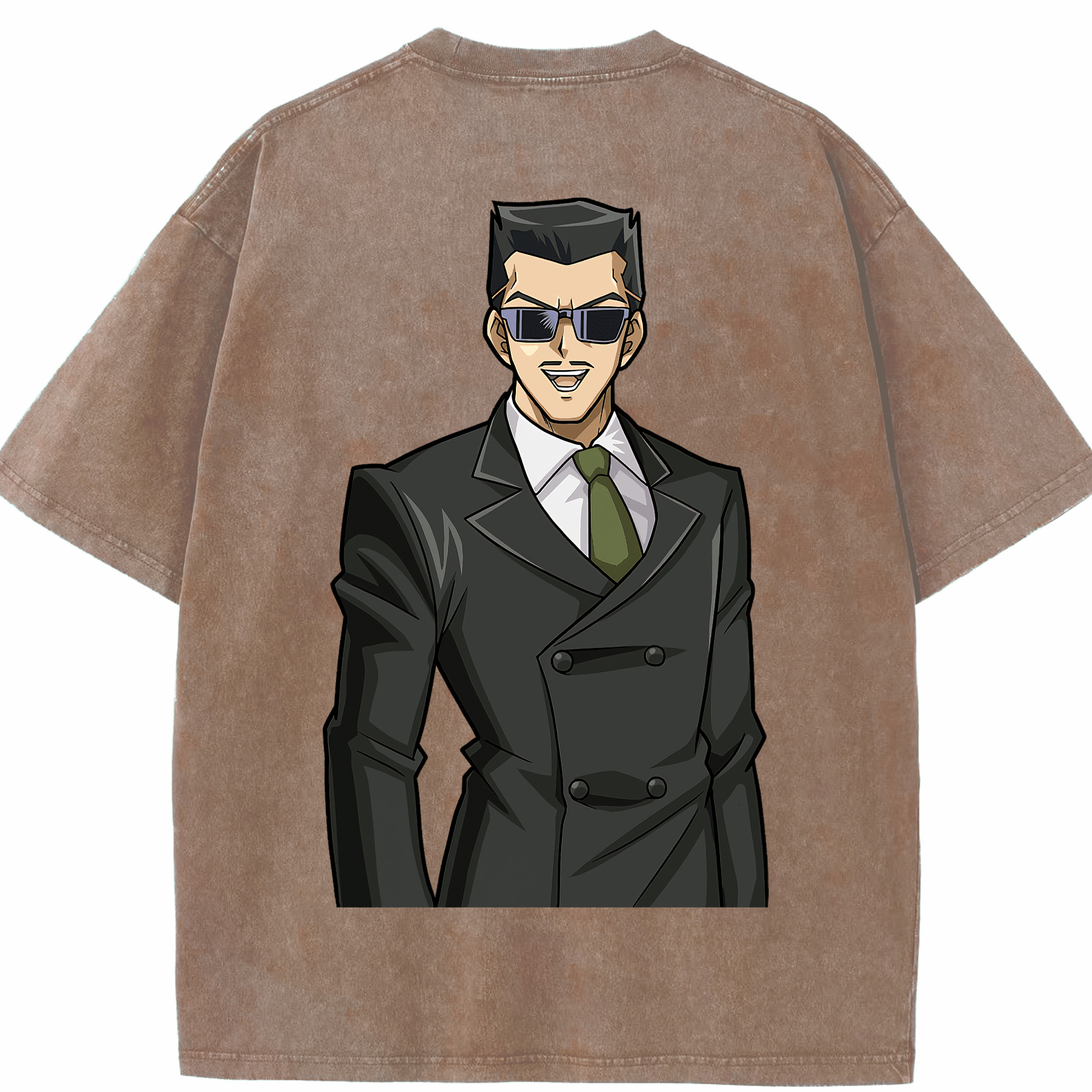 （画像用） 遊☆戯☆王 Yu-Gi-Oh! 綿100% ヴィンテージ風 半袖Tシャツ（背面プリント）