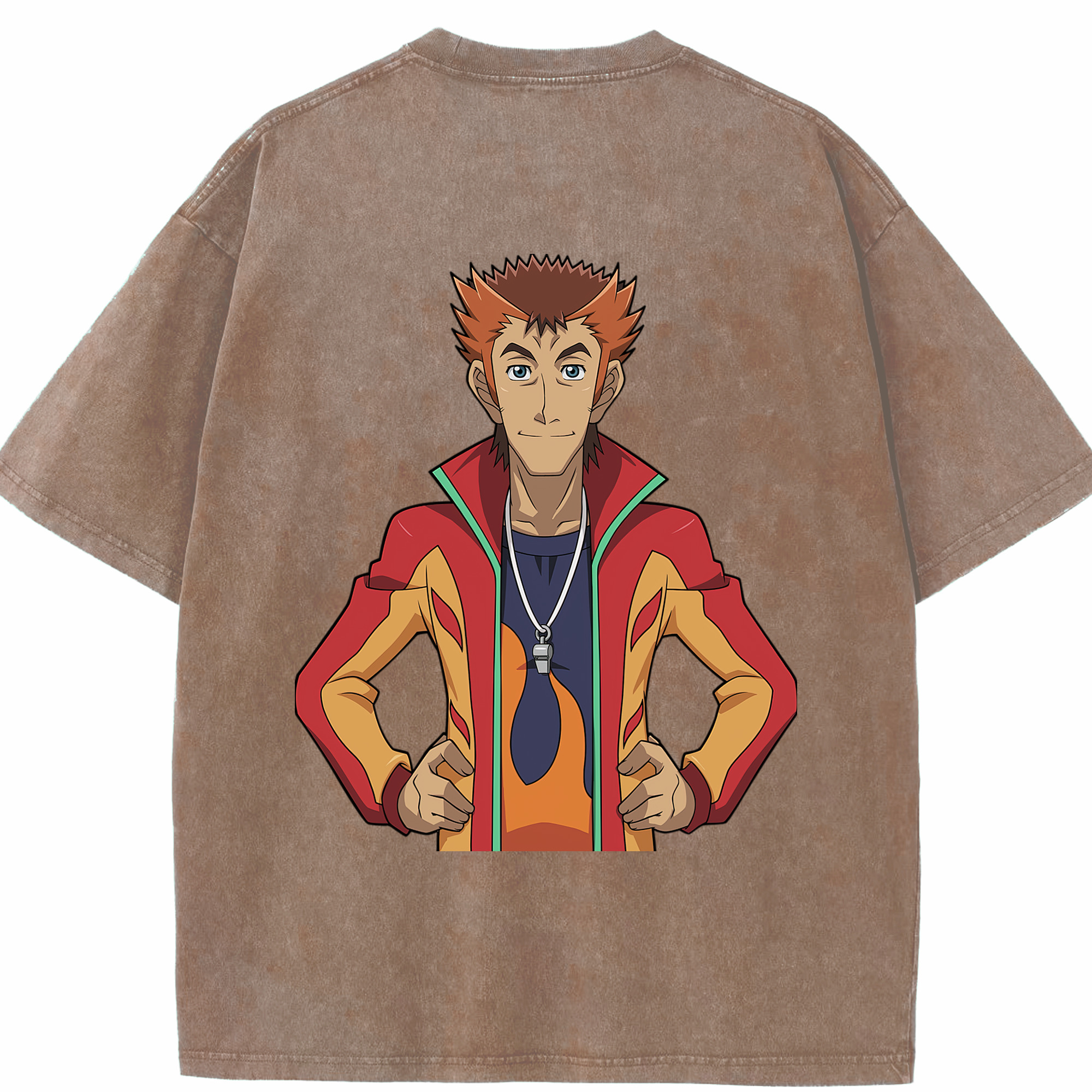 （画像用） 遊☆戯☆王 Yu-Gi-Oh! 綿100% ヴィンテージ風 半袖Tシャツ（背面プリント）
