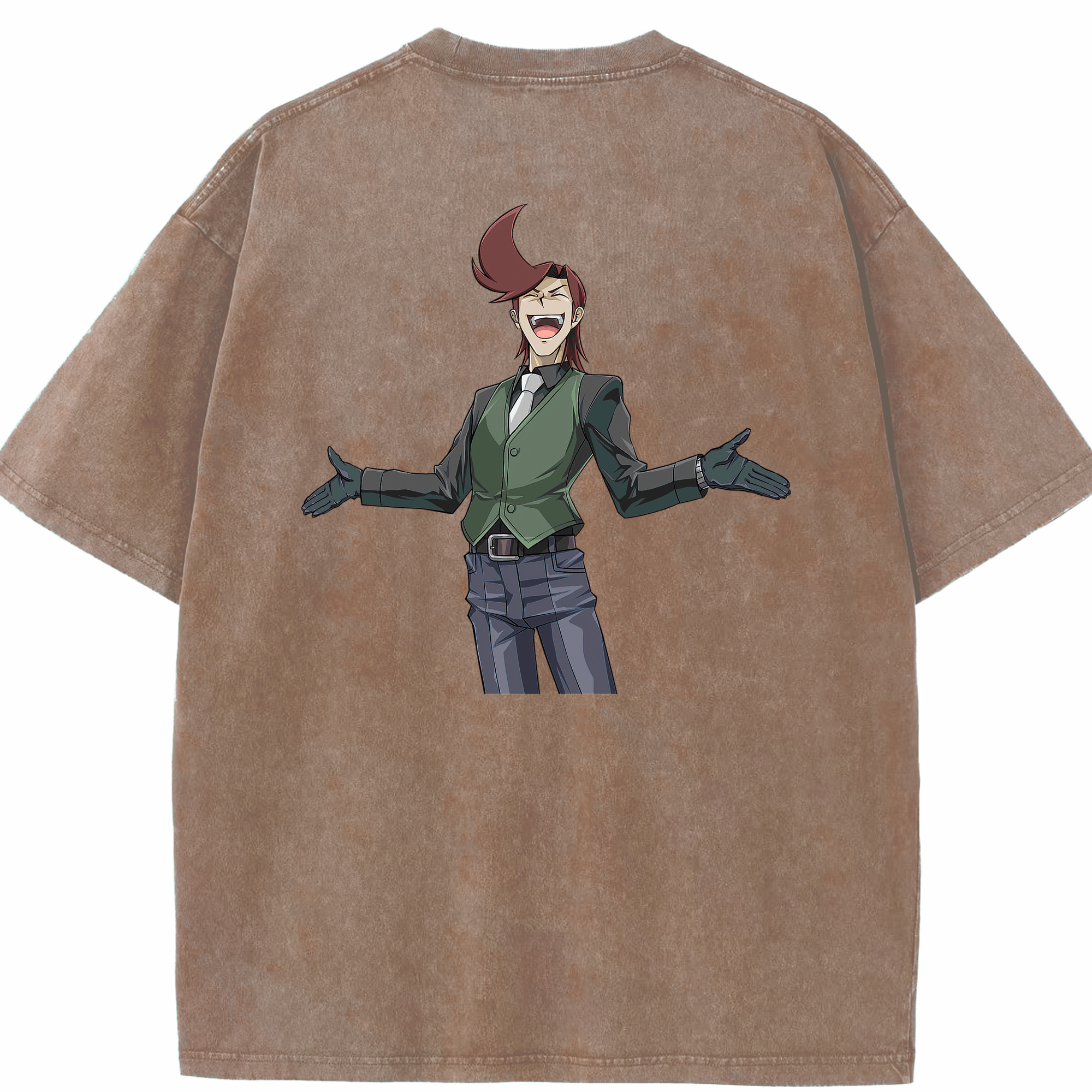 （画像用） 遊☆戯☆王 Yu-Gi-Oh! 綿100% ヴィンテージ風 半袖Tシャツ（背面プリント）