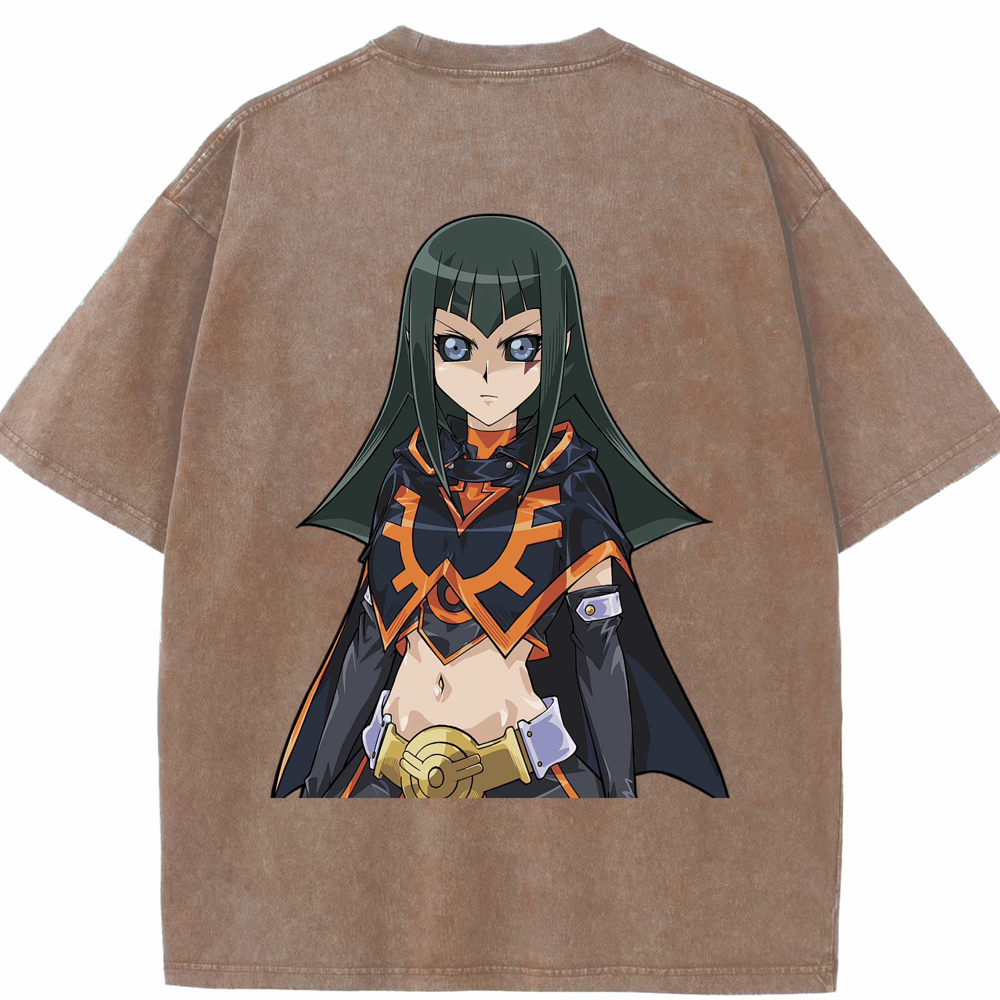 （画像用） 遊☆戯☆王 Yu-Gi-Oh! 綿100% ヴィンテージ風 半袖Tシャツ（背面プリント）
