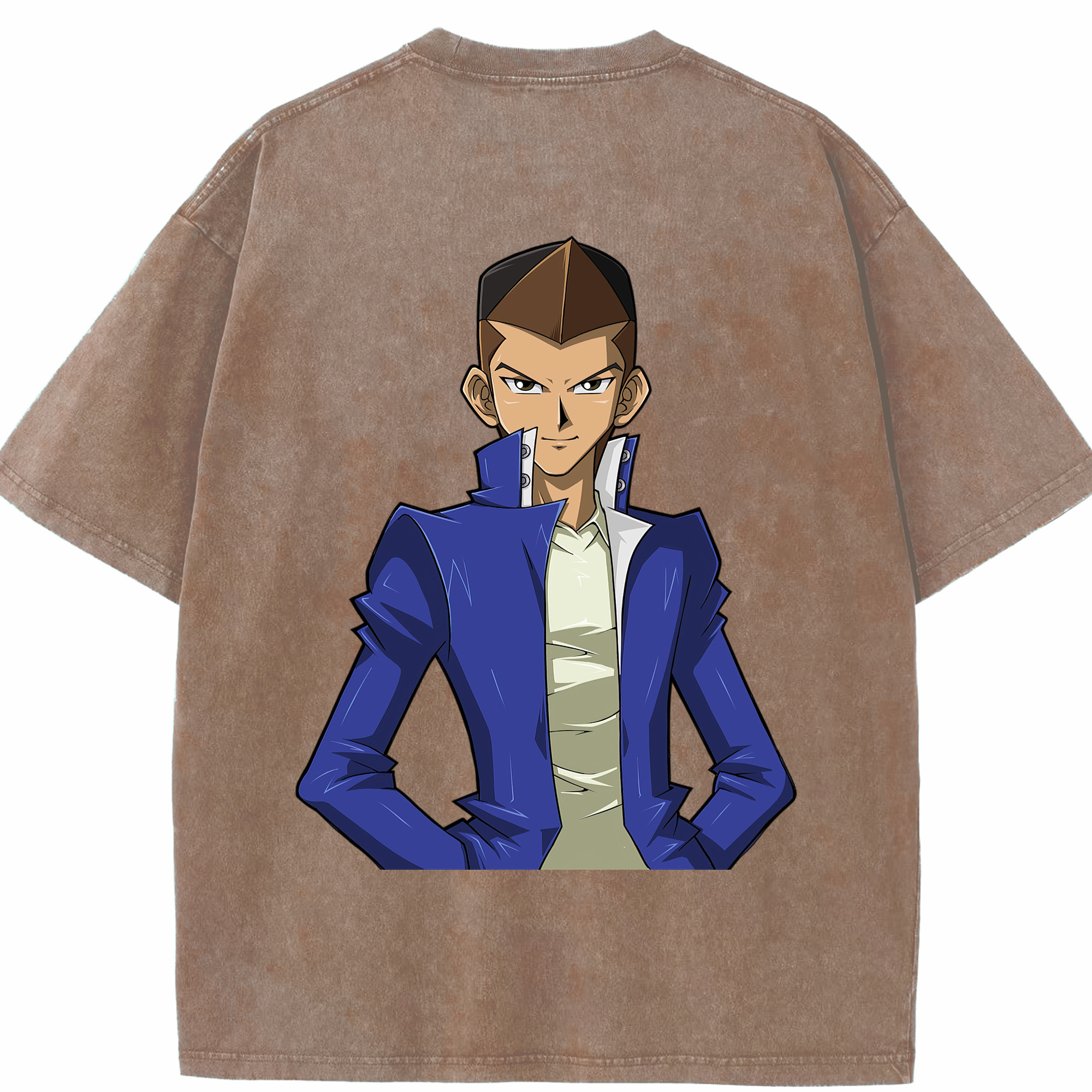 （画像用） 遊☆戯☆王 Yu-Gi-Oh! 綿100% ヴィンテージ風 半袖Tシャツ（背面プリント）