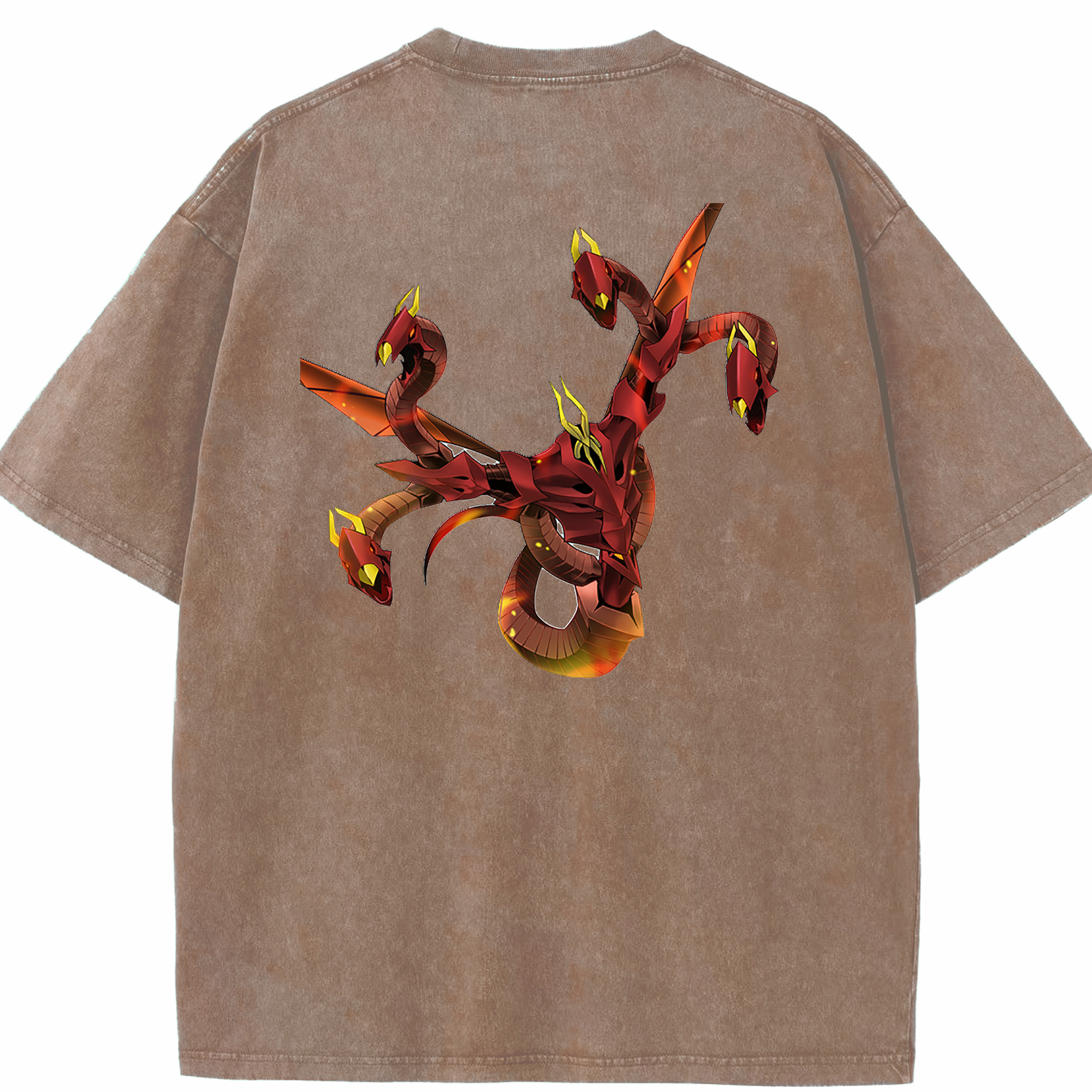 （画像用） 遊☆戯☆王 Yu-Gi-Oh! 綿100% ヴィンテージ風 半袖Tシャツ（背面プリント）