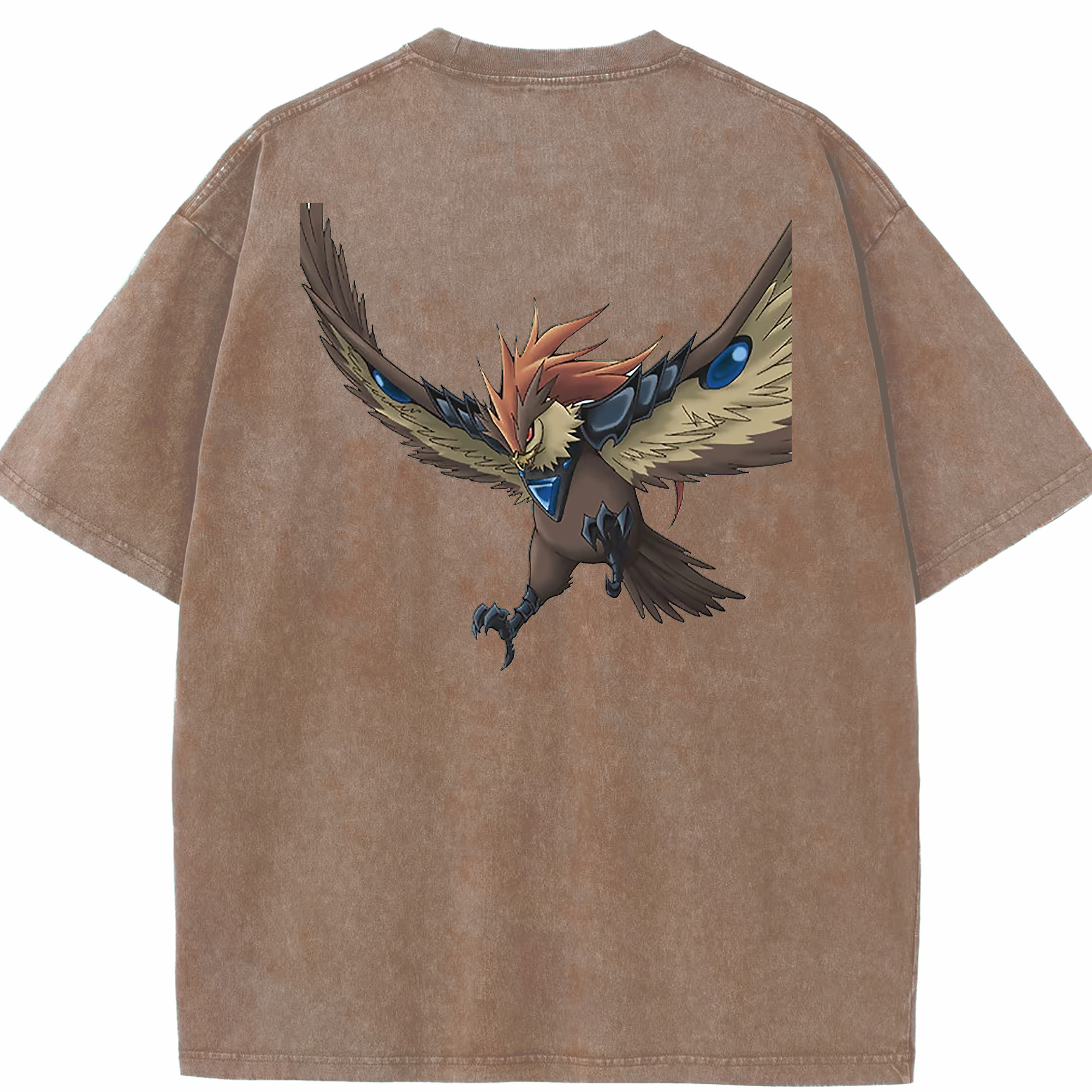 （画像用） 遊☆戯☆王 Yu-Gi-Oh! 綿100% ヴィンテージ風 半袖Tシャツ（背面プリント）