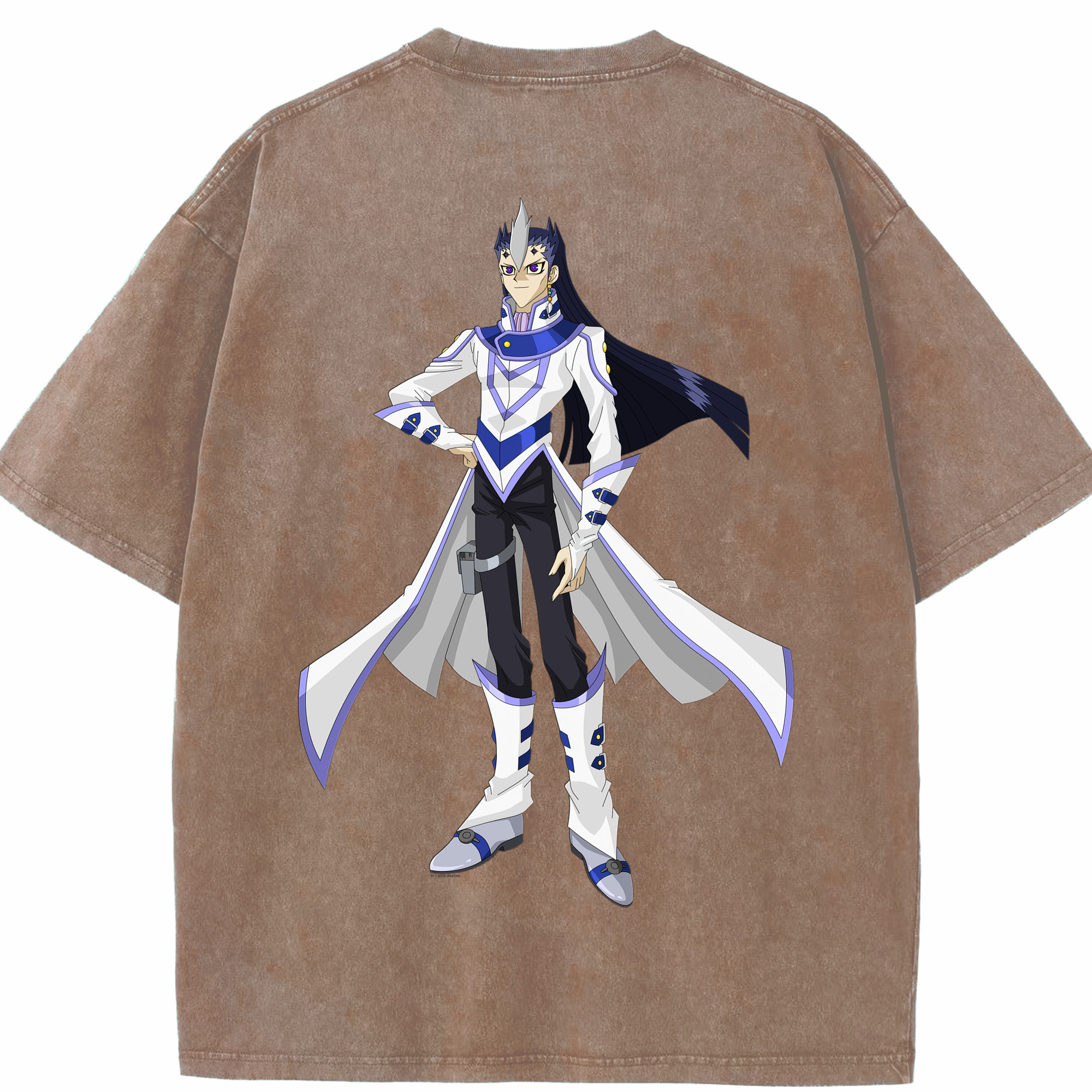 （画像用） 遊☆戯☆王 Yu-Gi-Oh! 綿100% ヴィンテージ風 半袖Tシャツ（背面プリント）